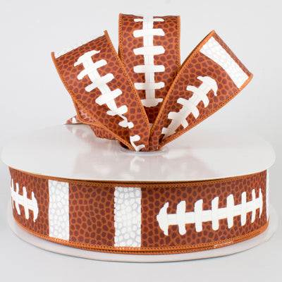 1.5" Football Laces Ribbon (50 Yards) Lifestyle Photo
