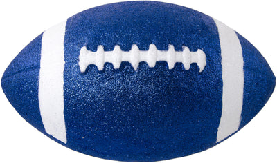 11" Football Accent: Metallic Glitter Blue & White Item Number: MZ2058X7