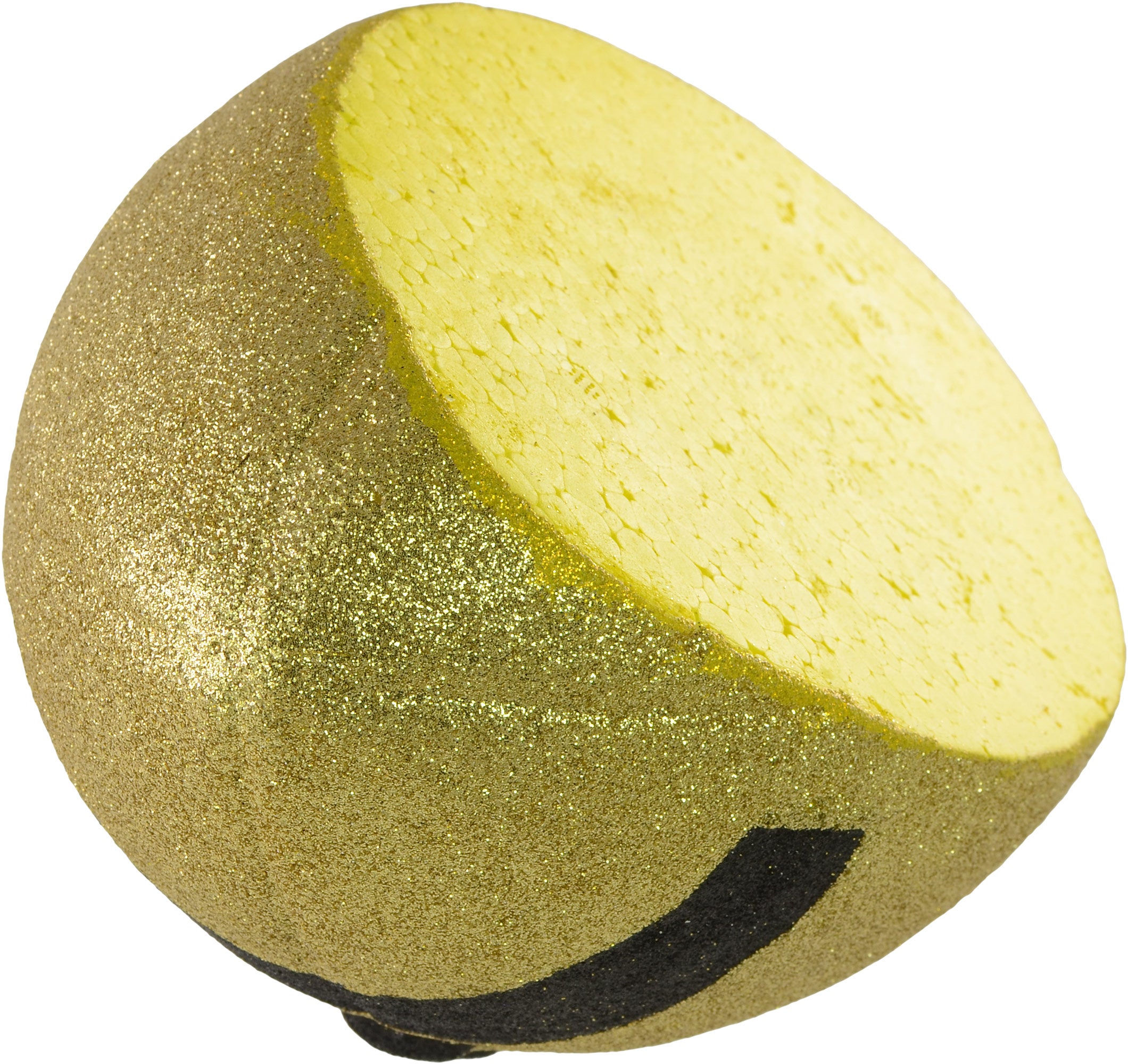 11" Football Accent: Metallic Glitter Gold & Black detail photo 4