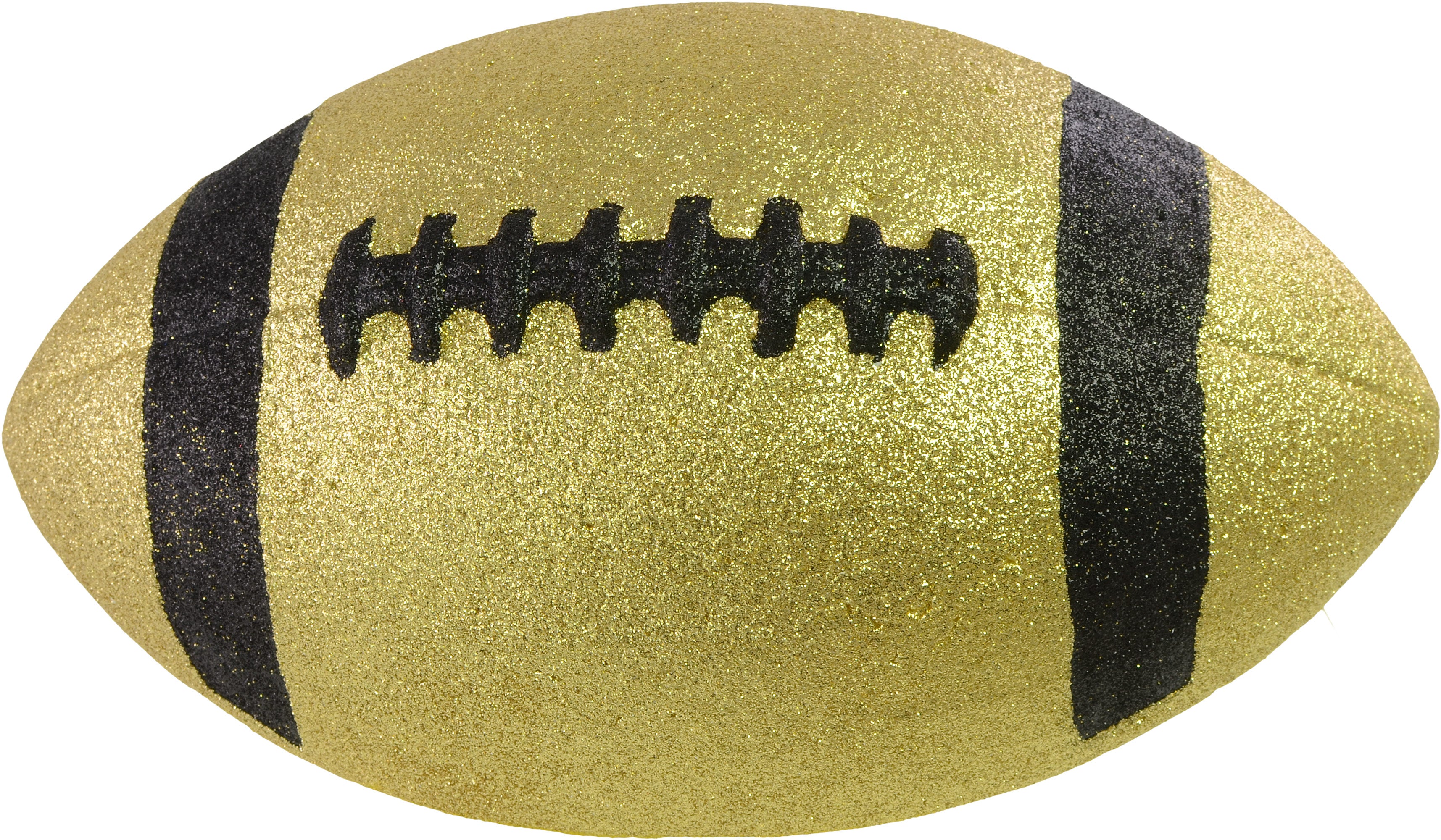 11" Football Accent: Metallic Glitter Gold & Black Item Number: MZ2058E6
