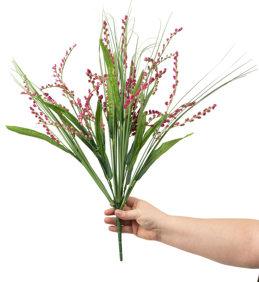 24" Foxtail Bush: Pink detail photo 3