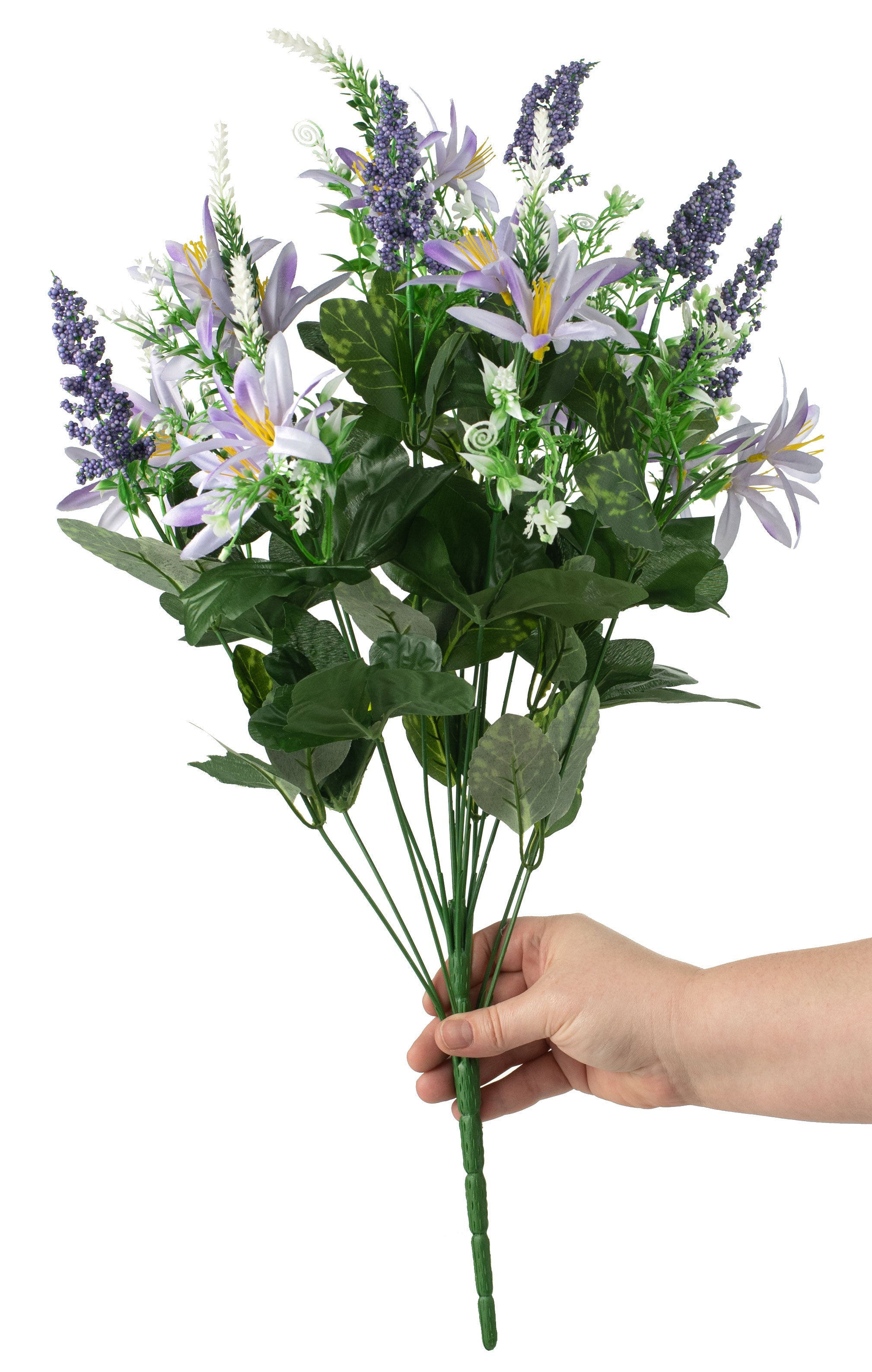 24" Foxtail Freesia Bush: Purple detail photo 3