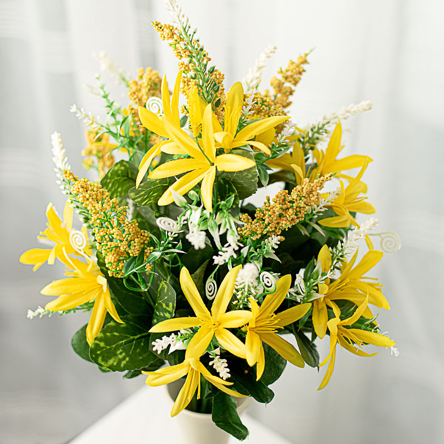 24" Foxtail Freesia Bush: Yellow Item Number: 62409YW