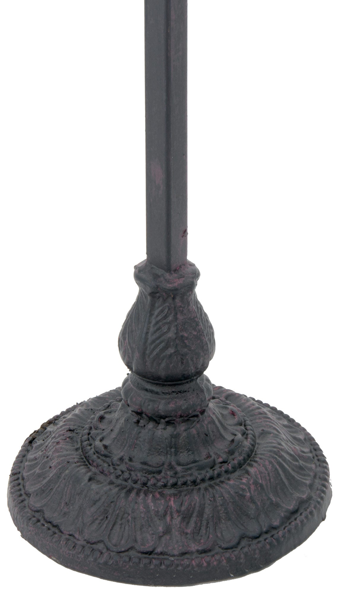 28-36" Freestanding Metal Wreath Hanger: Mahogany detail photo 3