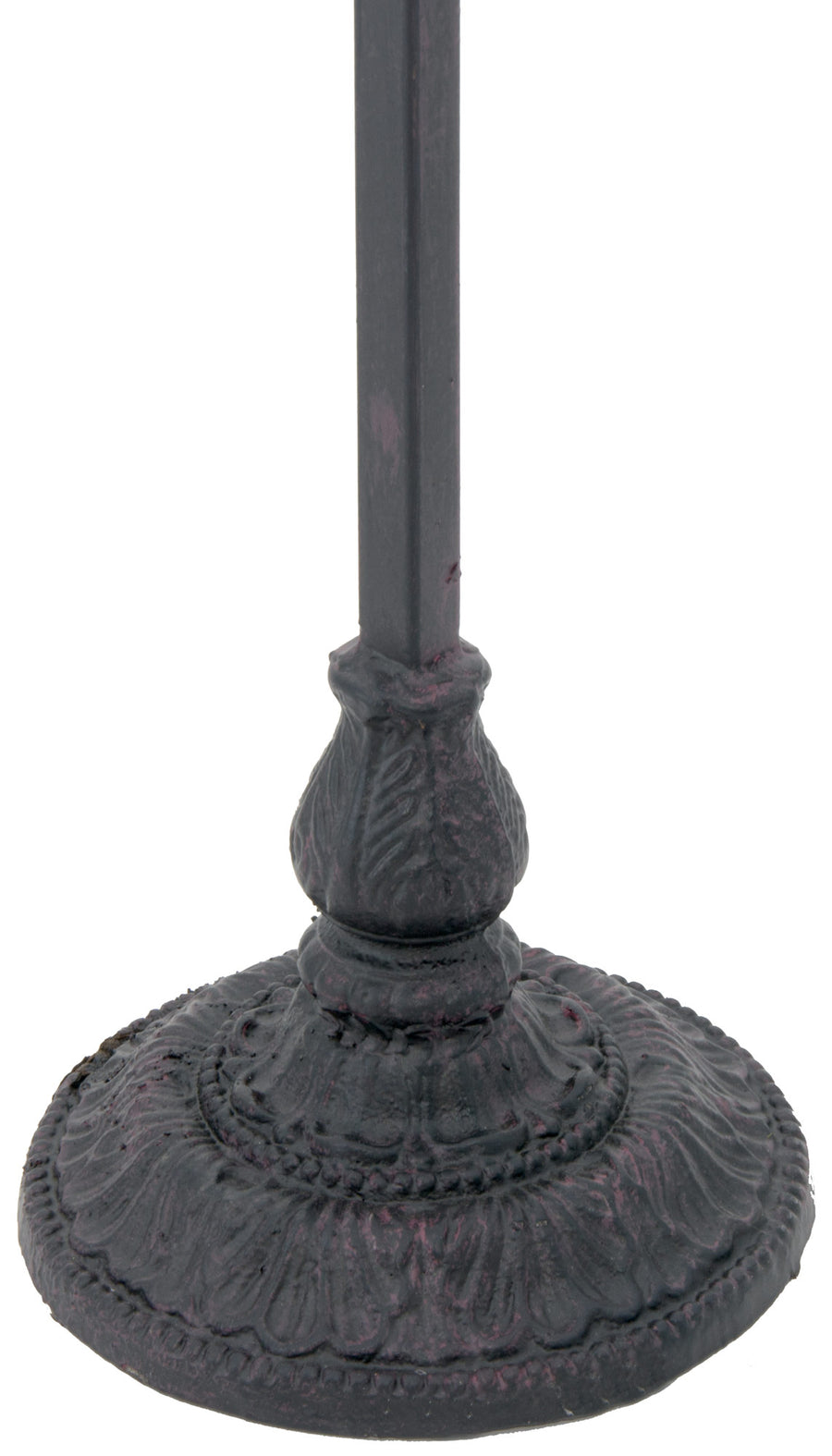 28-36" Freestanding Metal Wreath Hanger: Mahogany detail photo 3