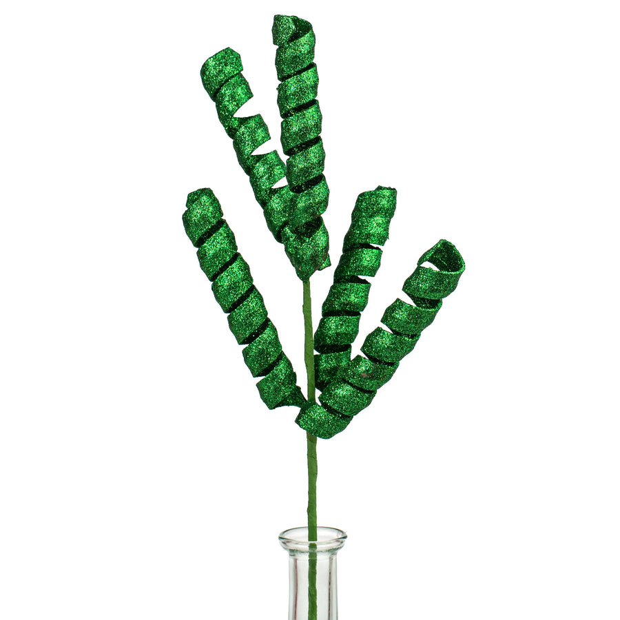 16" Frizzy Curly Pick: Emerald Item Number: 82510EMERMD