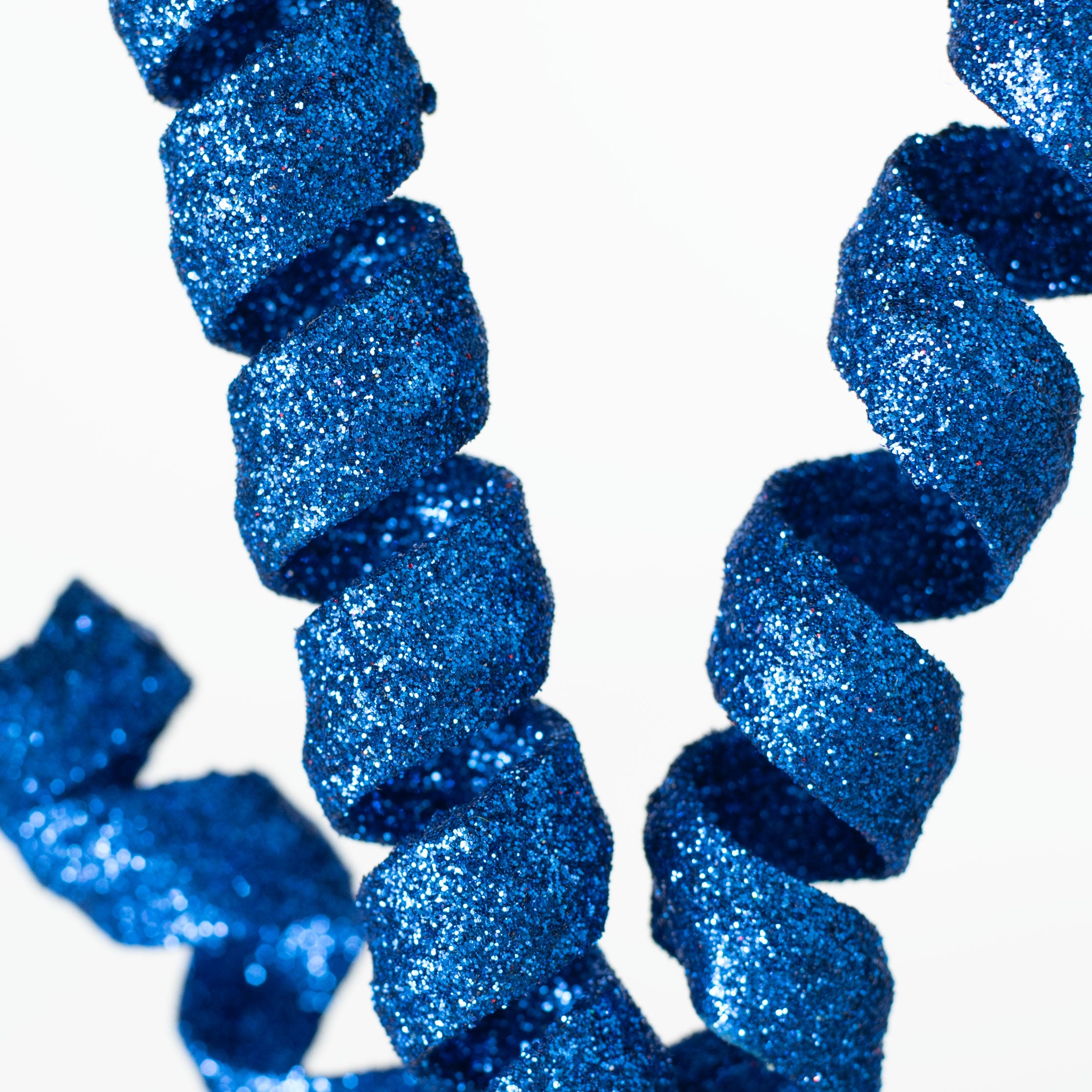 16" Frizzy Curly Pick: Royal Blue Lifestyle Photo