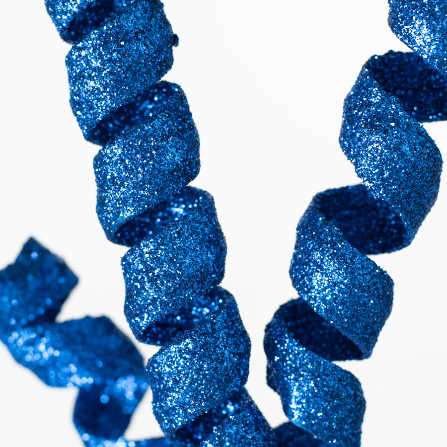 16" Frizzy Curly Pick: Royal Blue Lifestyle Photo