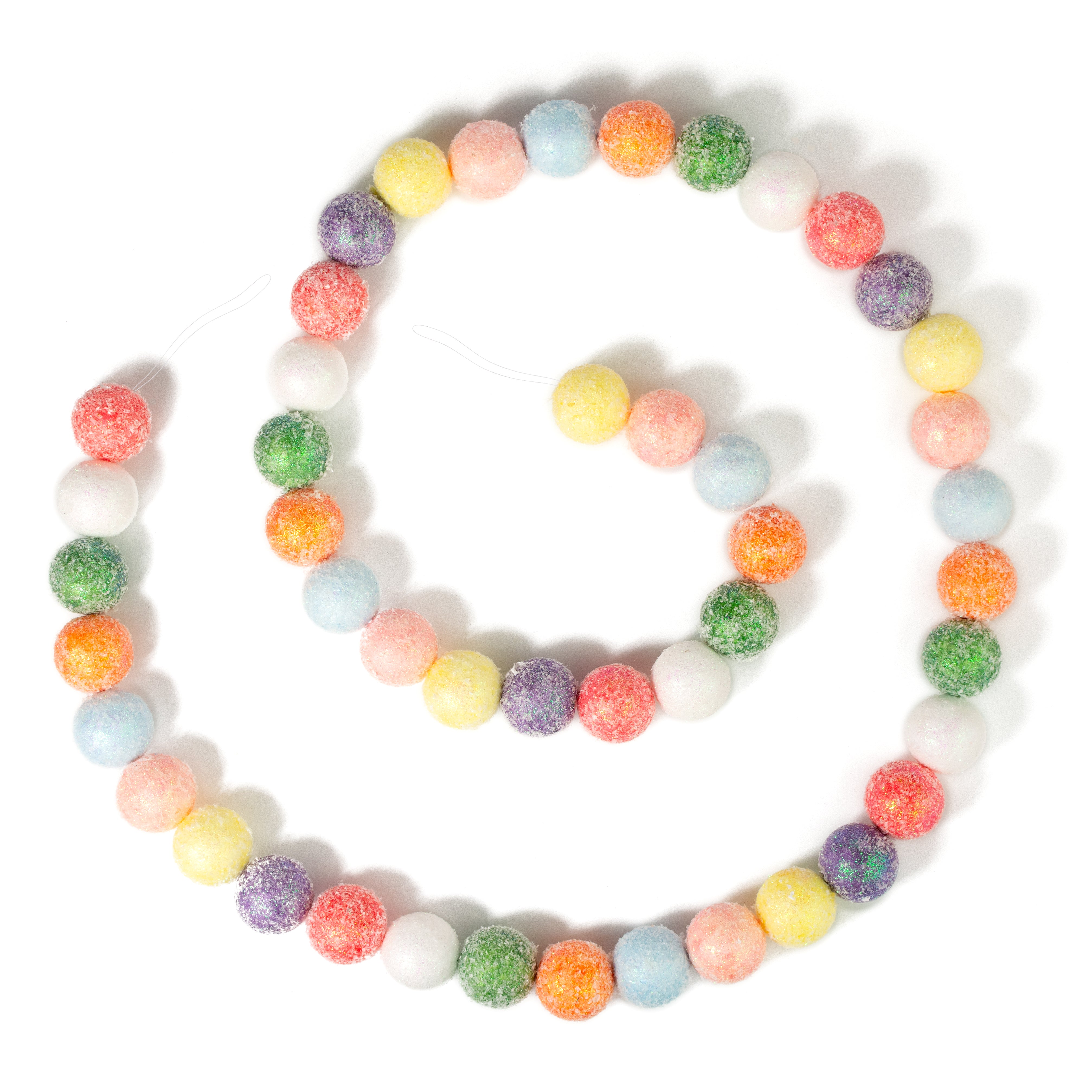 6' Frosted Candy Ball Garland Item Number: XAG456-MX