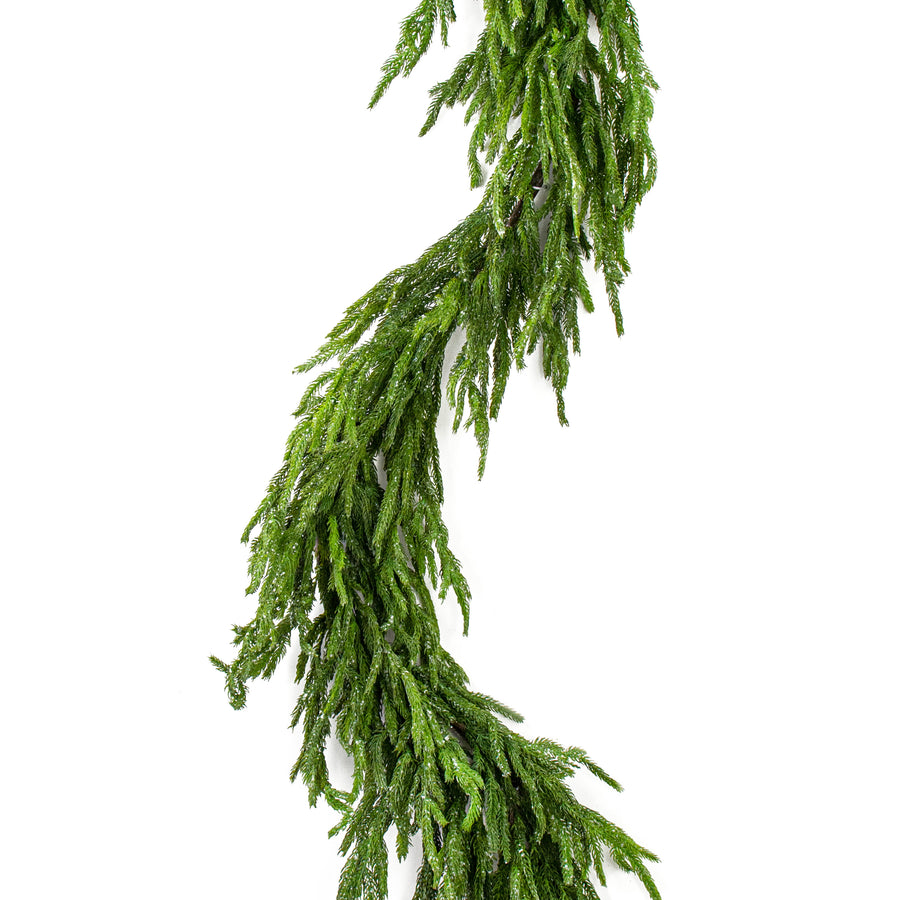 70" Frosted Fir Pine Garland Item Number: 2833271GI