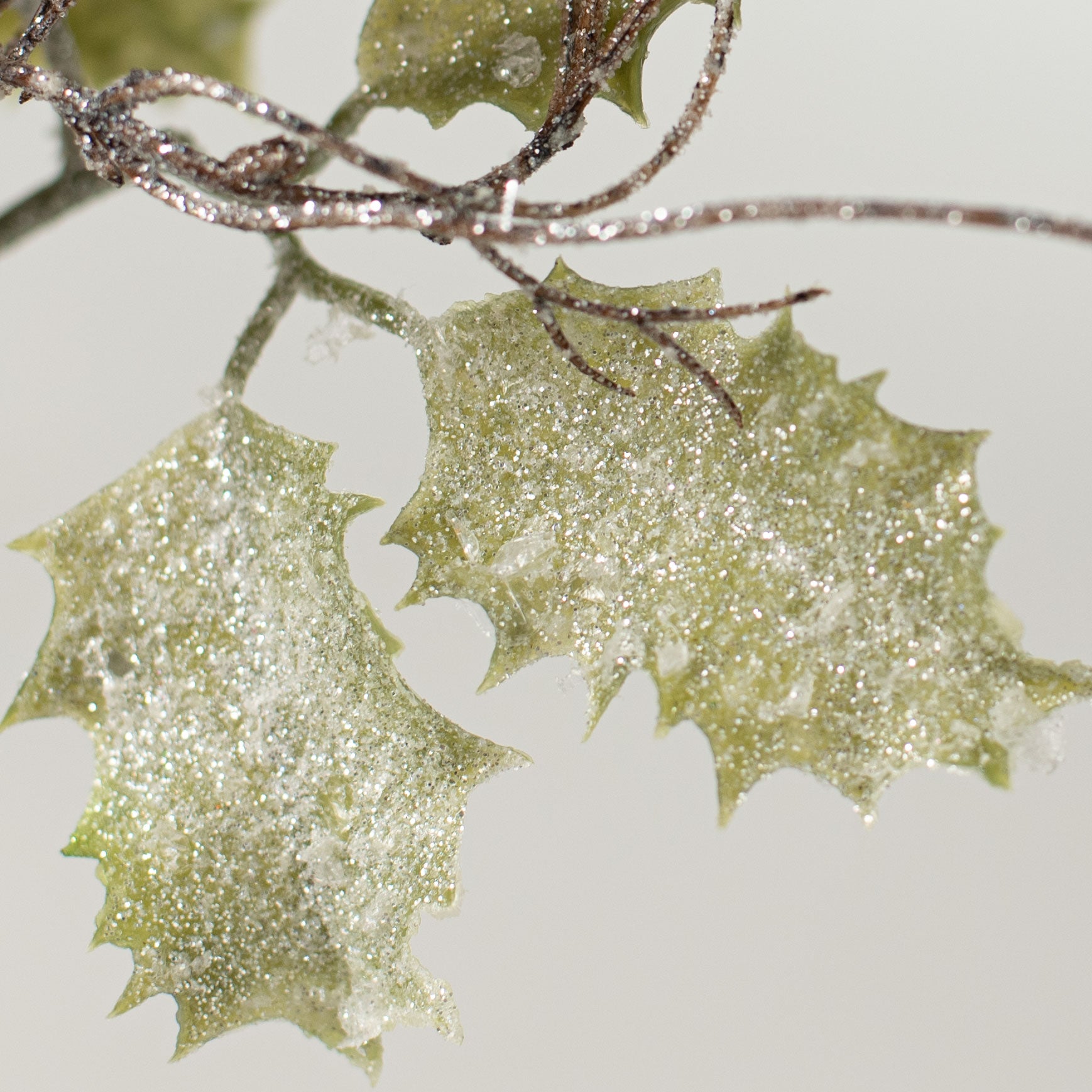 15" Frosted Holly Berry Pick detail photo 4