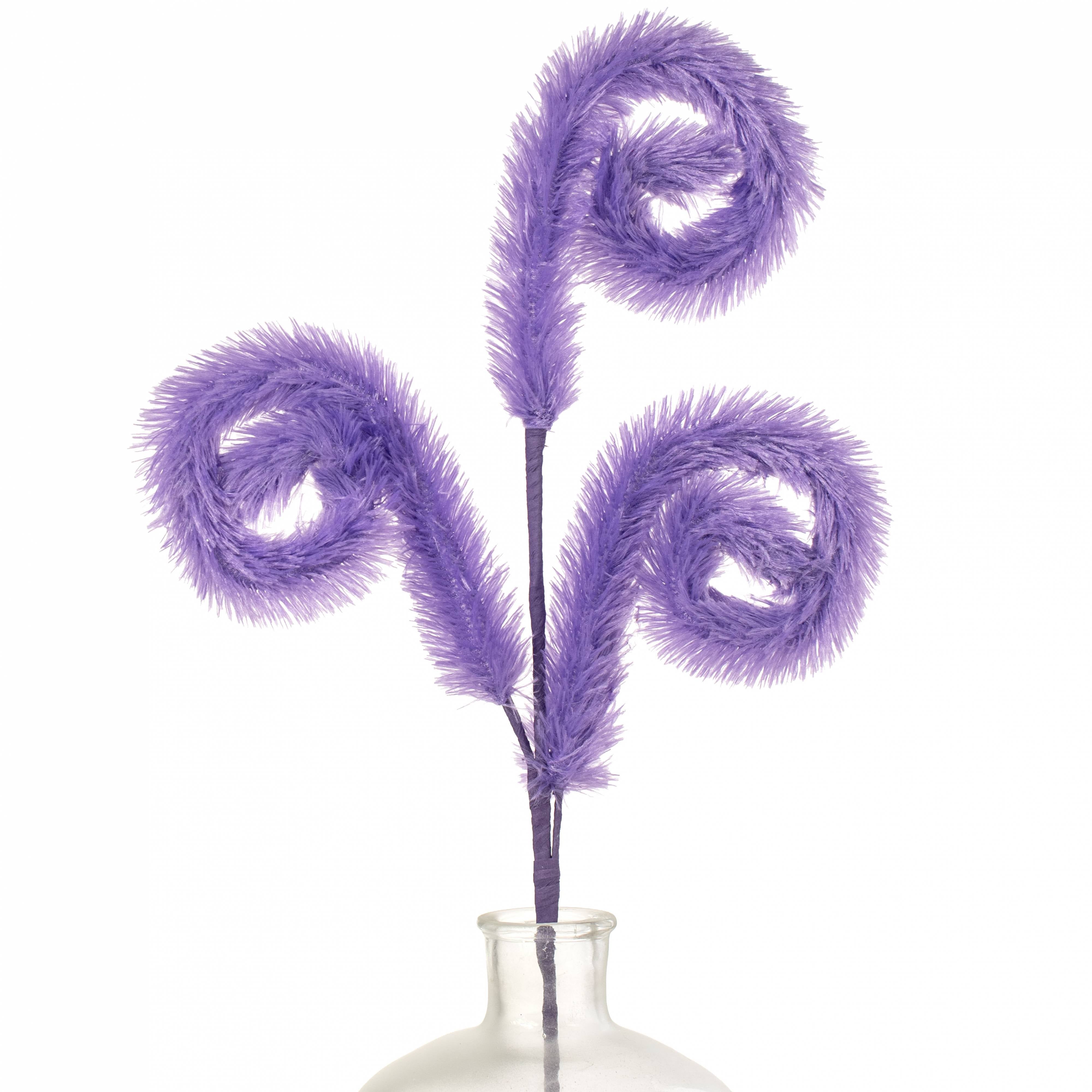 28" Furry Curly Spray: Purple Item Number: 85922PU