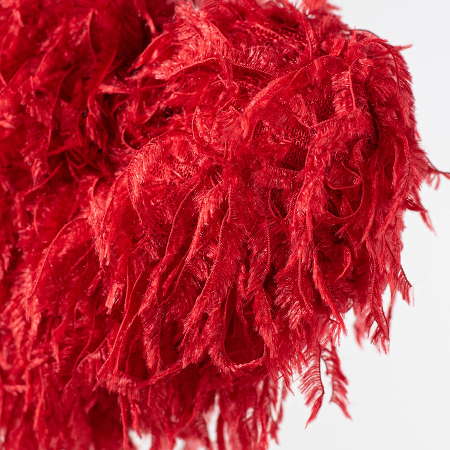 17" Furry Fabric Heart Pick: Red Lifestyle Photo