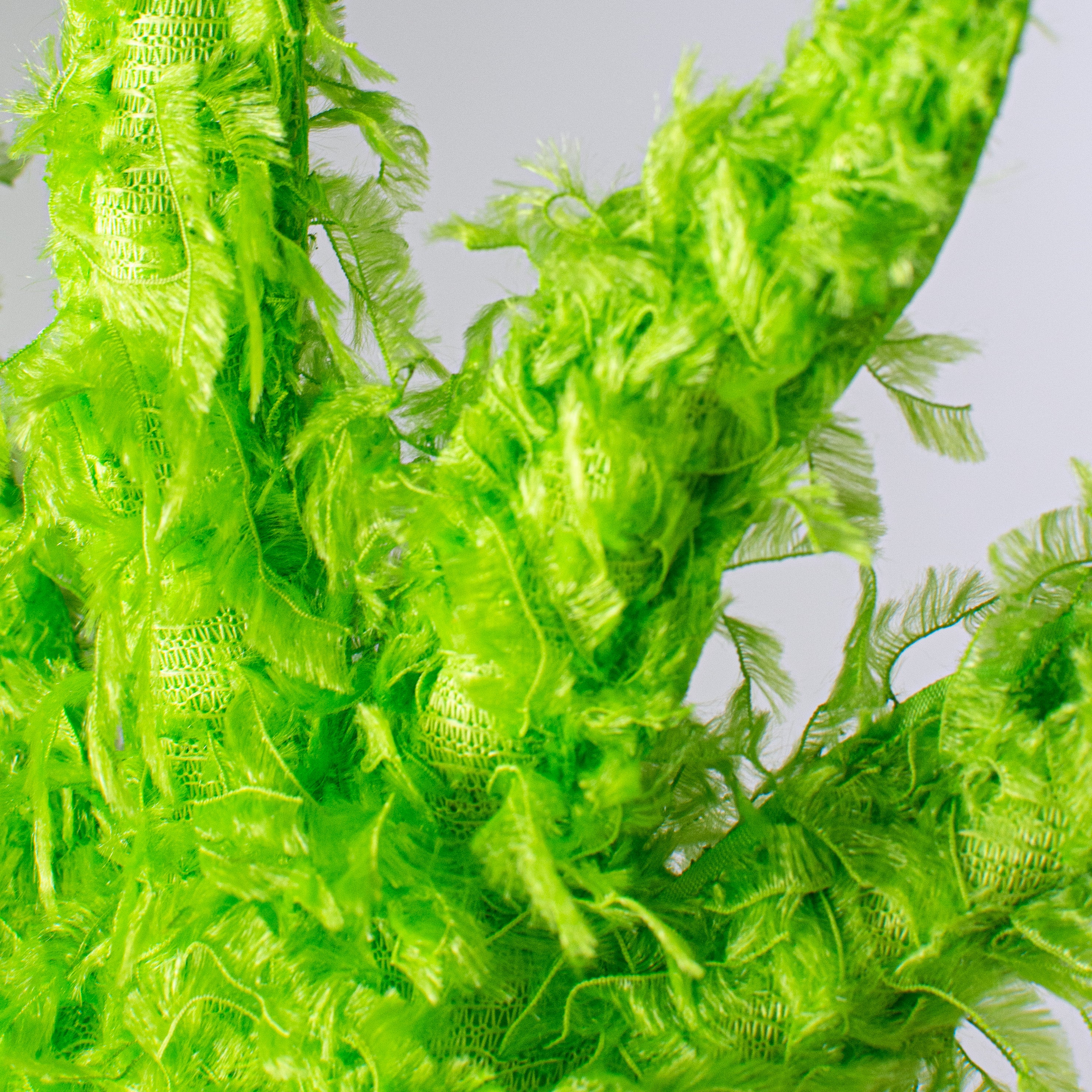 28" Furry Fabric Monster Hand Spray: Lime Green detail photo 4