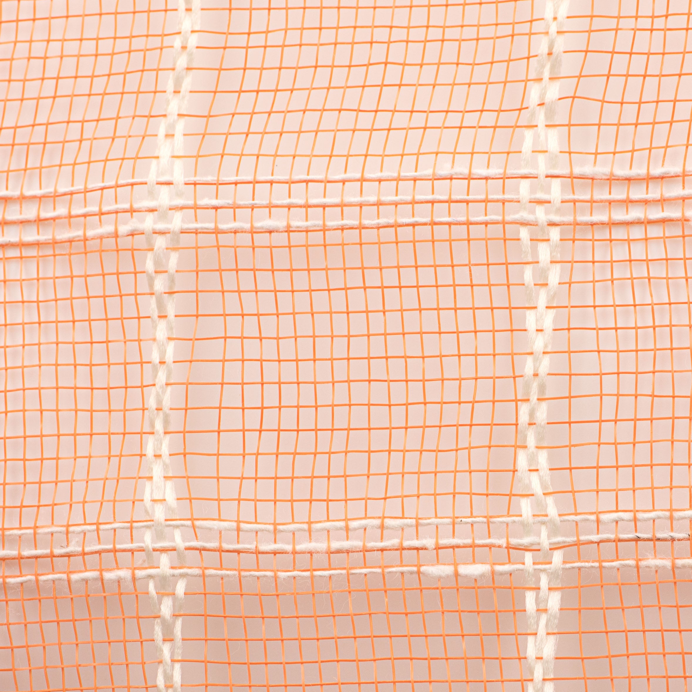 10" Fuzzy Check Mesh: Orange detail photo 3