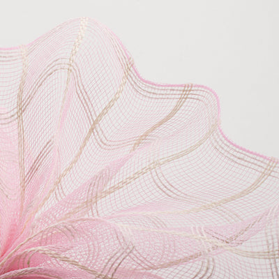 10" Fuzzy Check Mesh: Pink Lifestyle Photo
