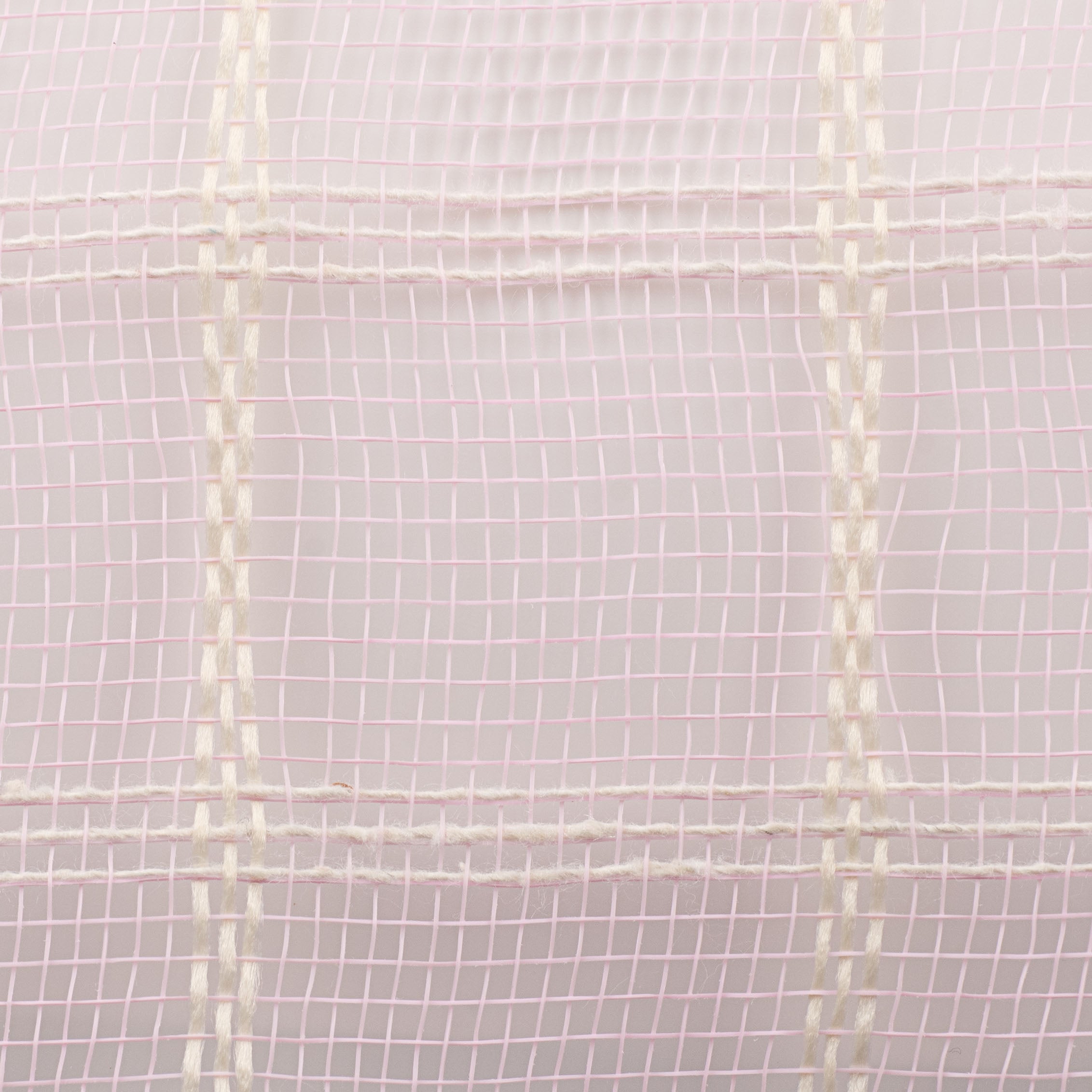 10" Fuzzy Check Mesh: Pink detail photo 3