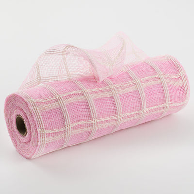 10" Fuzzy Check Mesh: Pink Item Number: XB107710-44