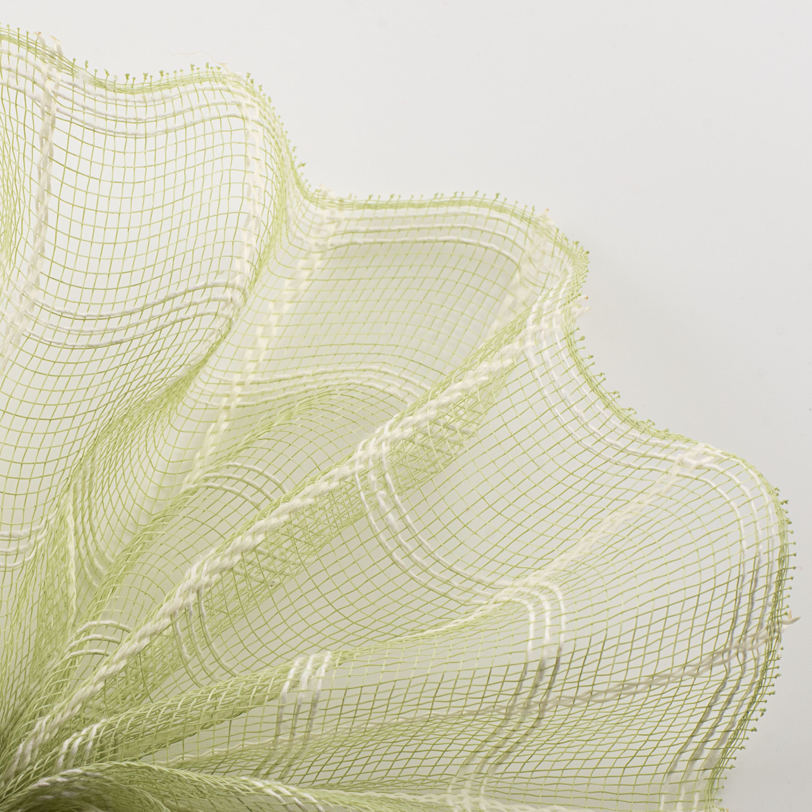 10" Fuzzy Check Mesh: Sage Lifestyle Photo