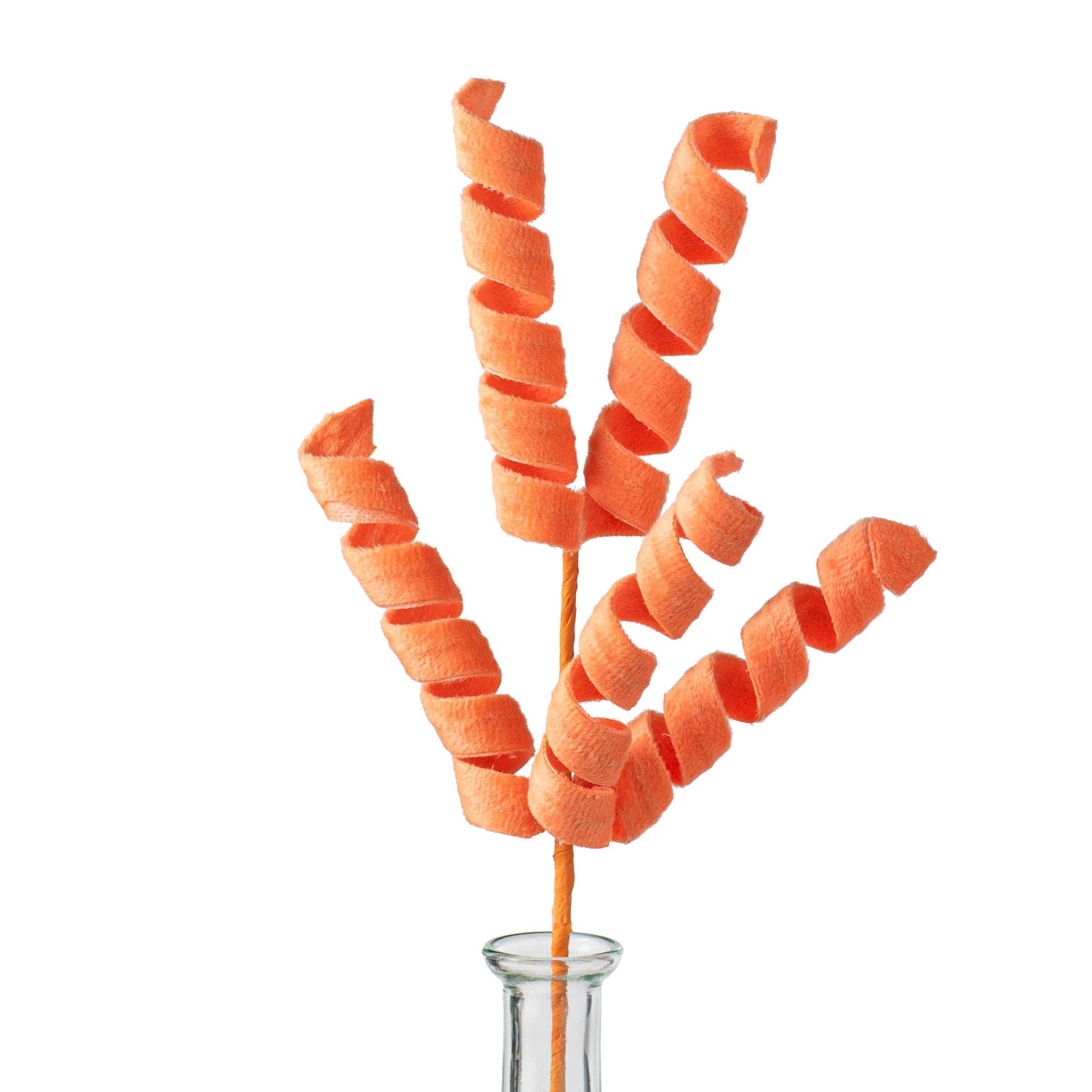 16" Fuzzy Curly Spray: Orange Item Number: 63388OR