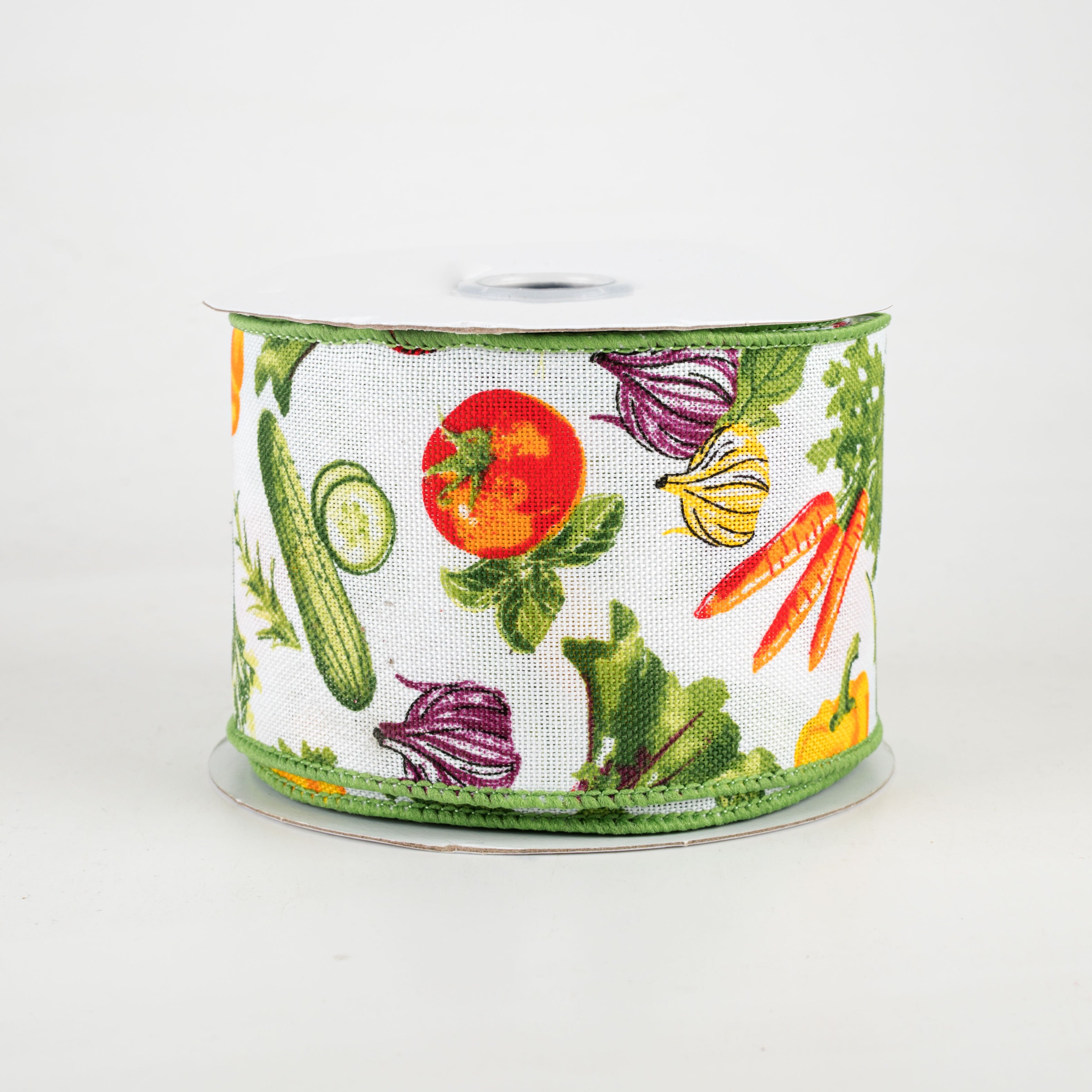 2.5" Garden Vegetables Ribbon (10 Yards)