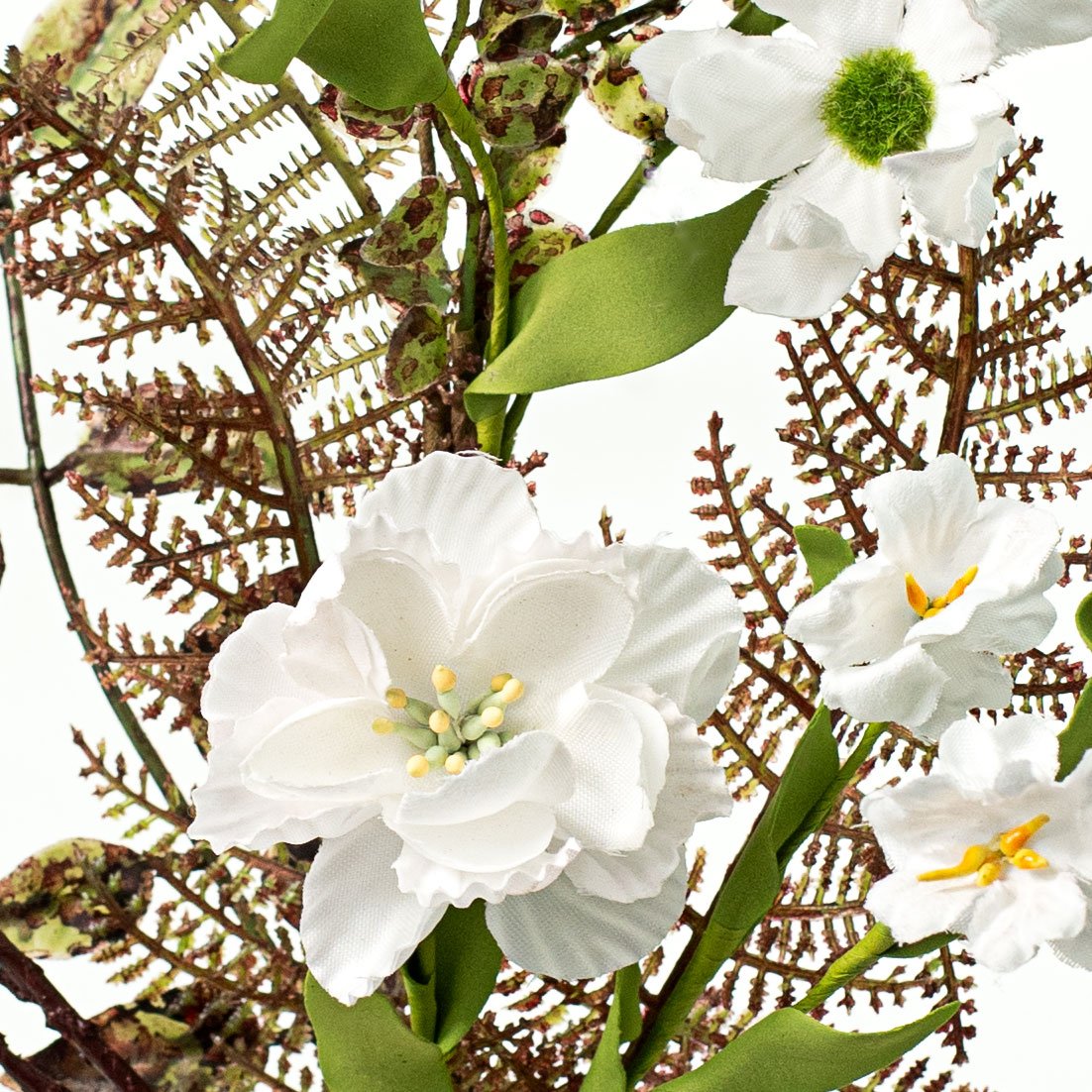 21" Gardenia Fern Mixed Floral Spray Lifestyle Photo