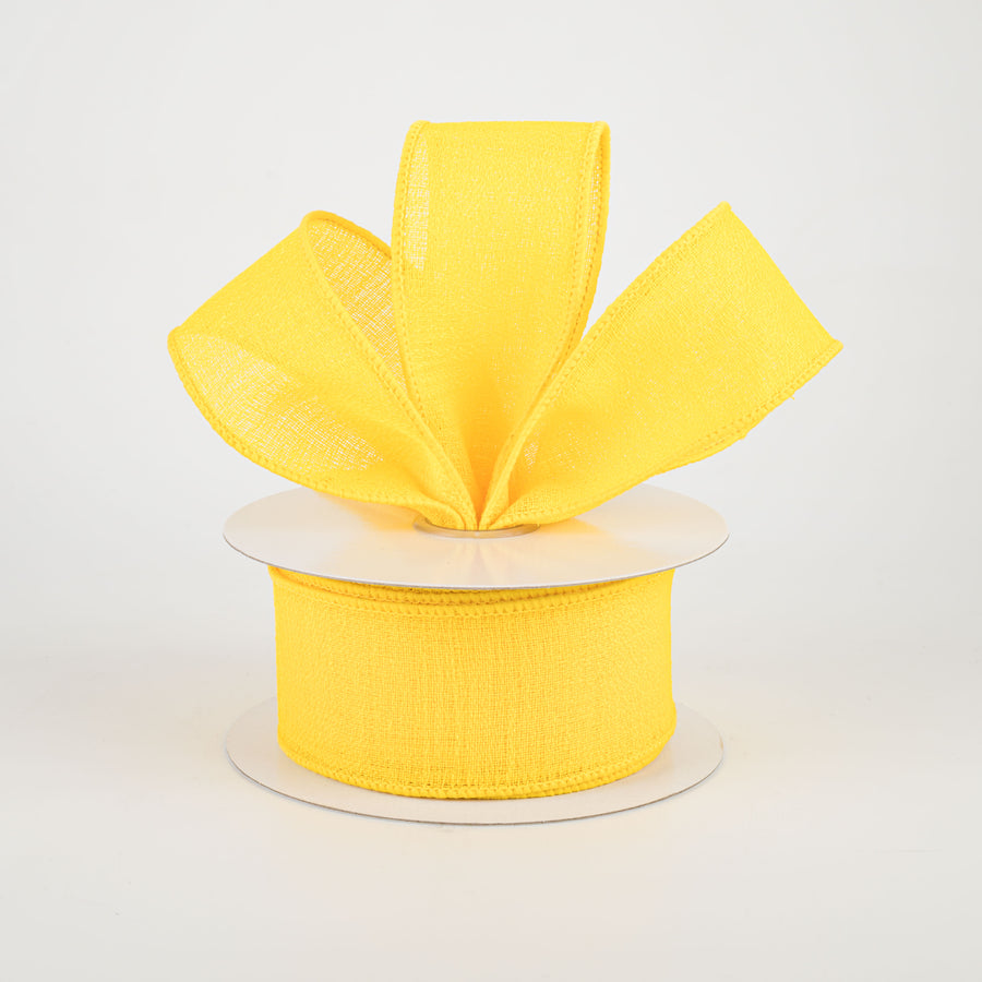 1.5" Gauze Ribbon: Bright Yellow (10 Yards) Lifestyle Photo