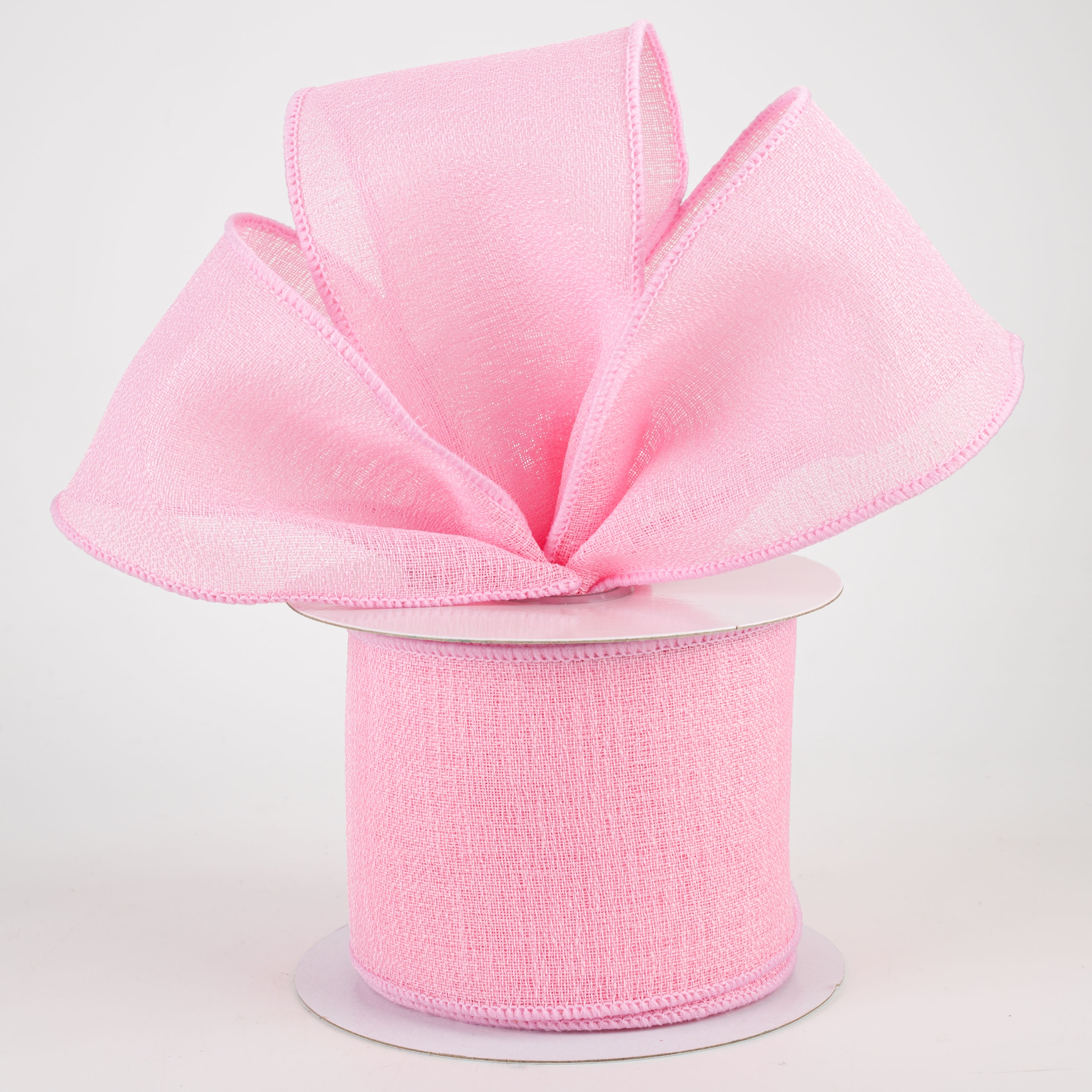 2.5" Gauze Ribbon: Light Pink (10 Yards) Lifestyle Photo