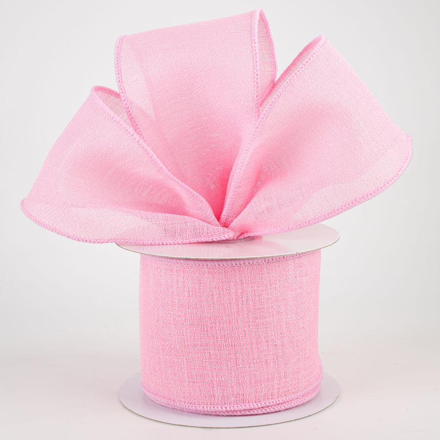 2.5" Gauze Ribbon: Light Pink (10 Yards) Lifestyle Photo