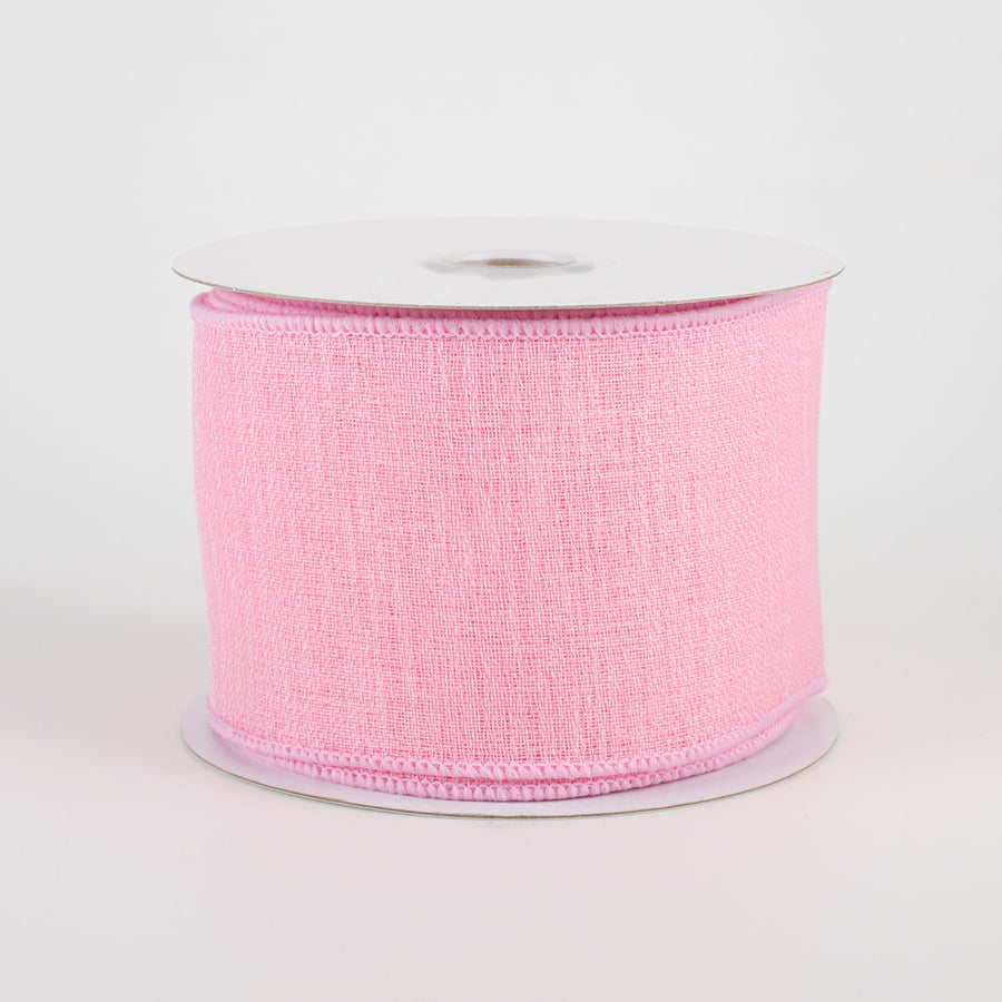 2.5" Gauze Ribbon: Light Pink (10 Yards)
