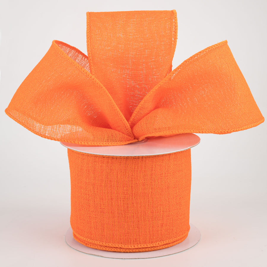 2.5" Gauze Ribbon: Orange (10 Yards) Lifestyle Photo