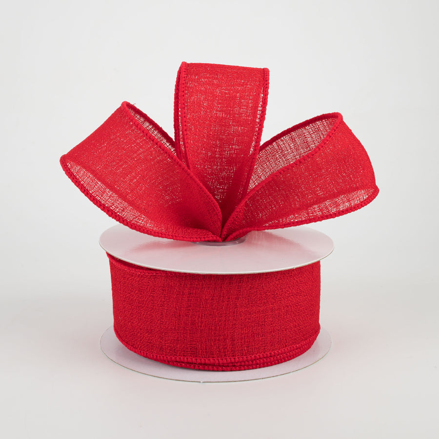 1.5" Gauze Ribbon: Red (10 Yards) Lifestyle Photo