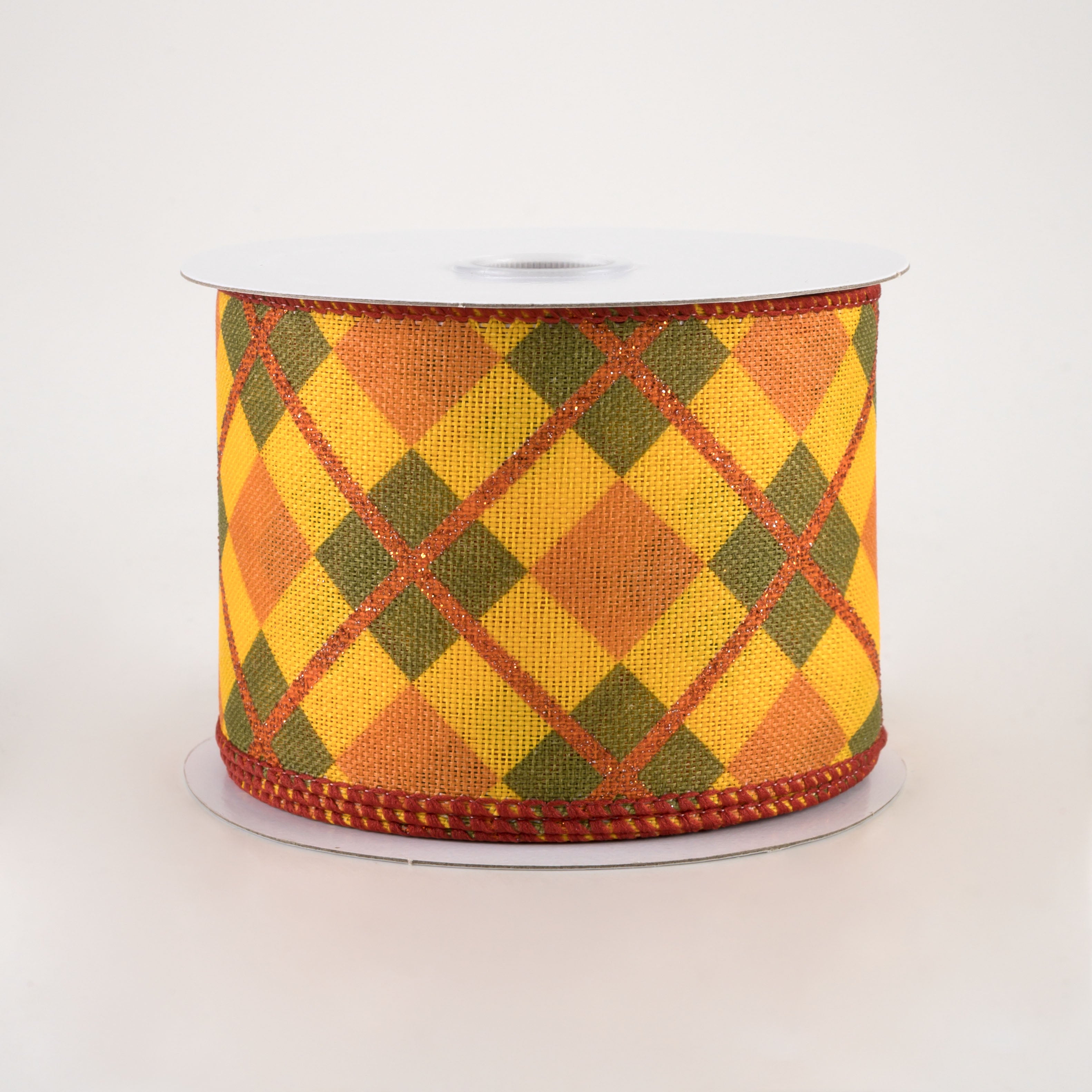 2.5" Georgina Plaid Ribbon: Fall (10 Yards)
