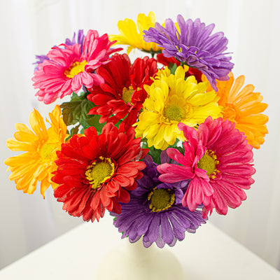 19" Gerber Daisy Bush: Red, Purple, Yellow, Pink Item Number: 30377RDPUYW