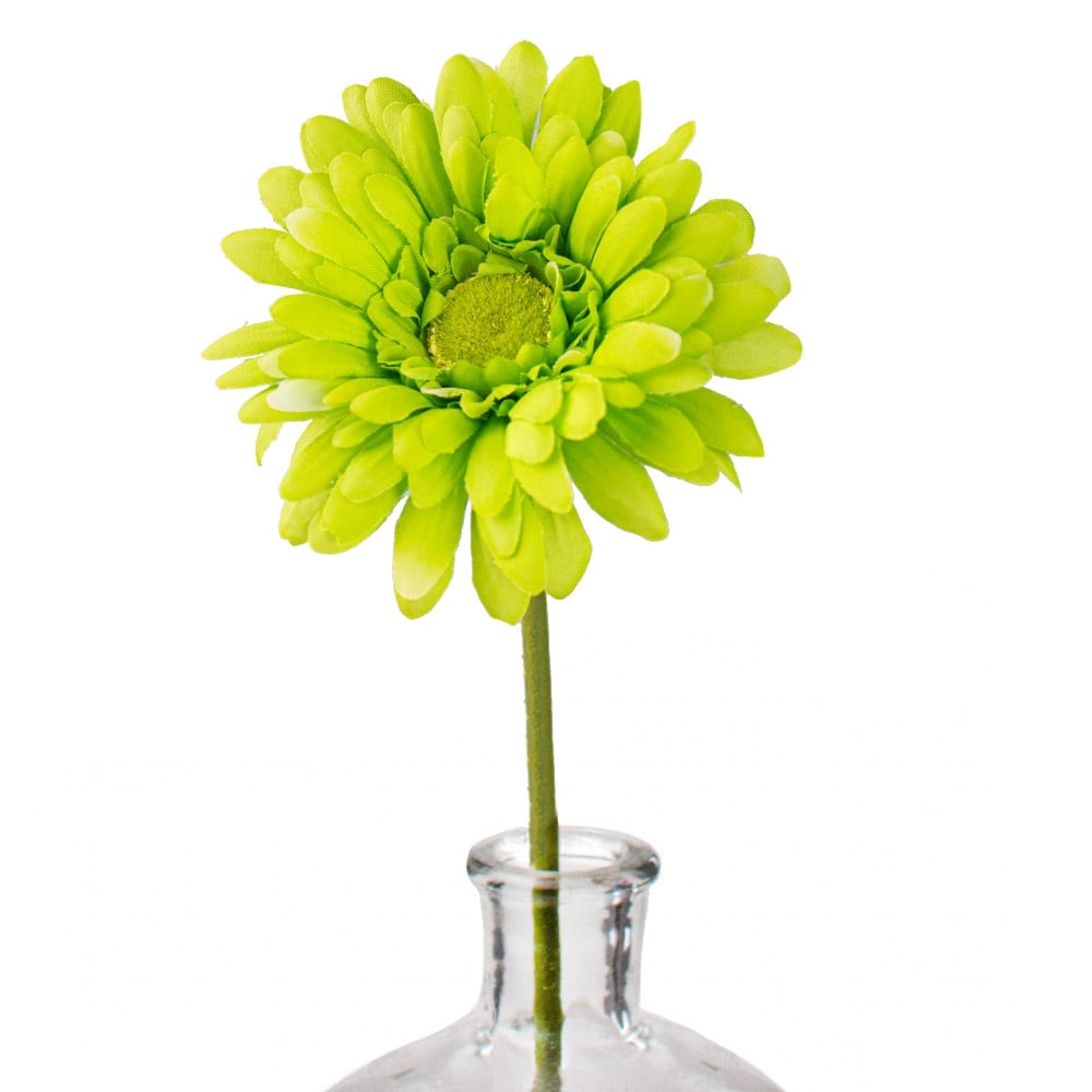 18" Gerbera Daisy Stem: Lime Green Item Number: 20168GN3