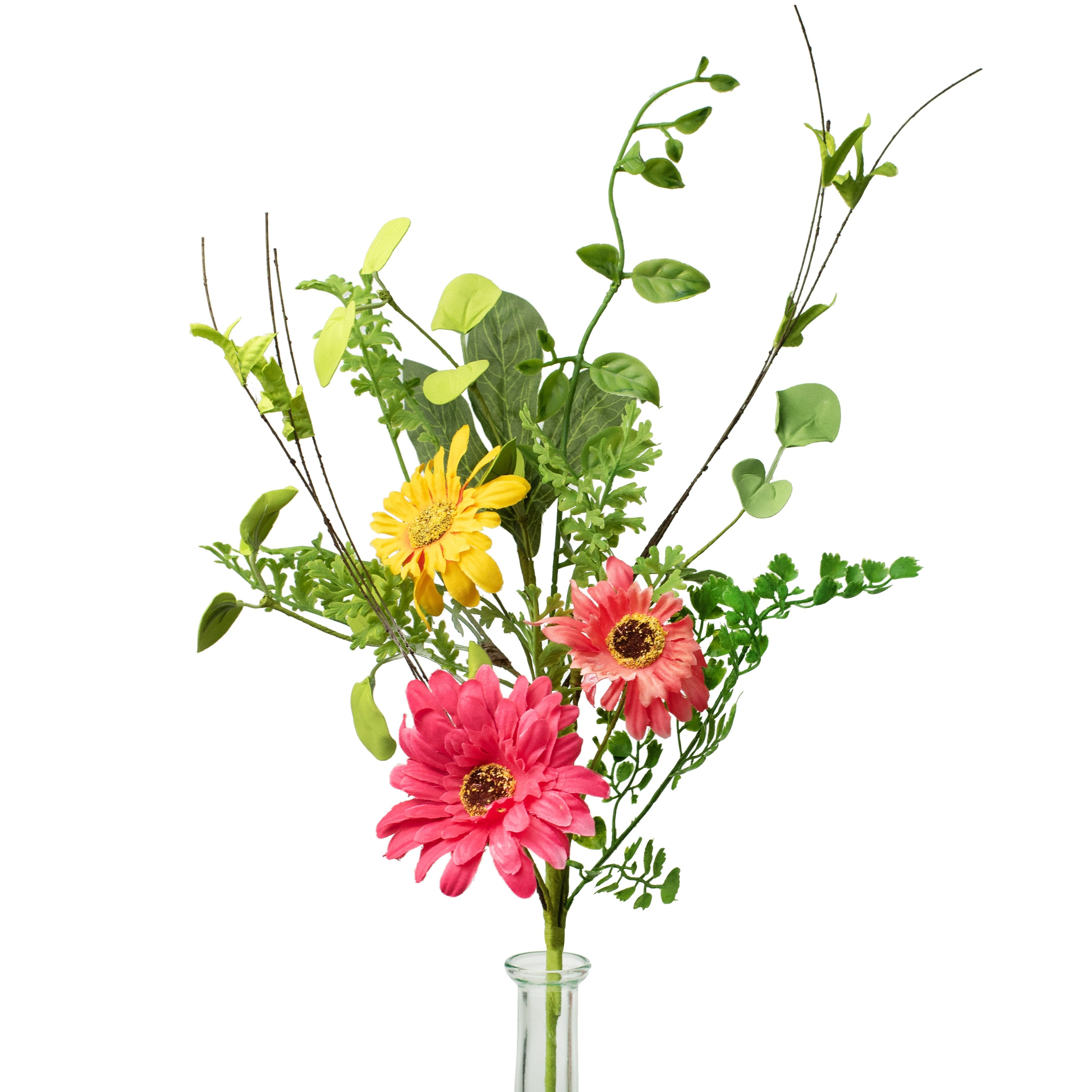 21" Gerbera Daisy Maidenhair Fern Spray Item Number: 287695