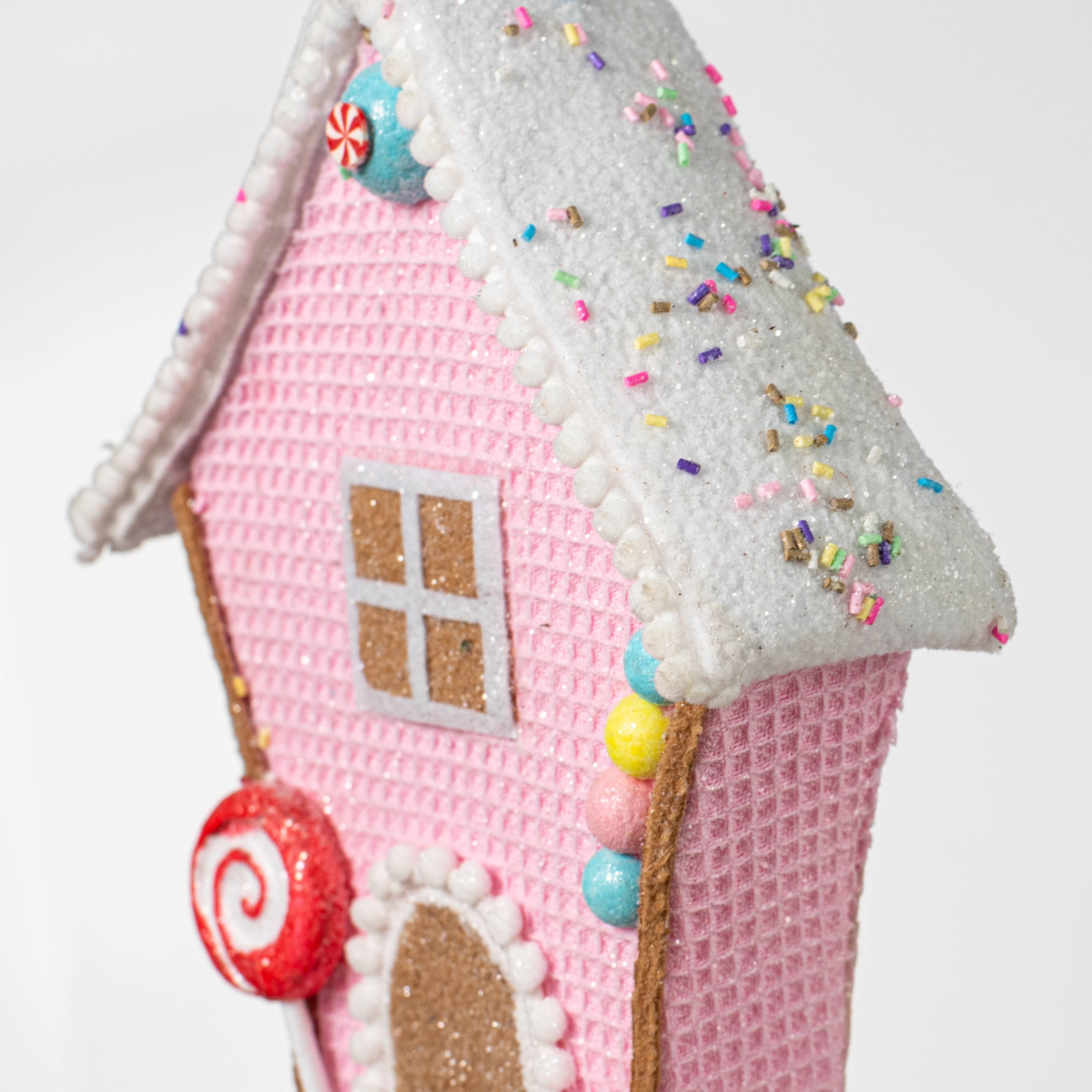 10" Gingerbread Candy House Ornament detail photo 3