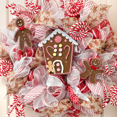 9" Gingerbread House Cookie Ornament Lifestyle Photo