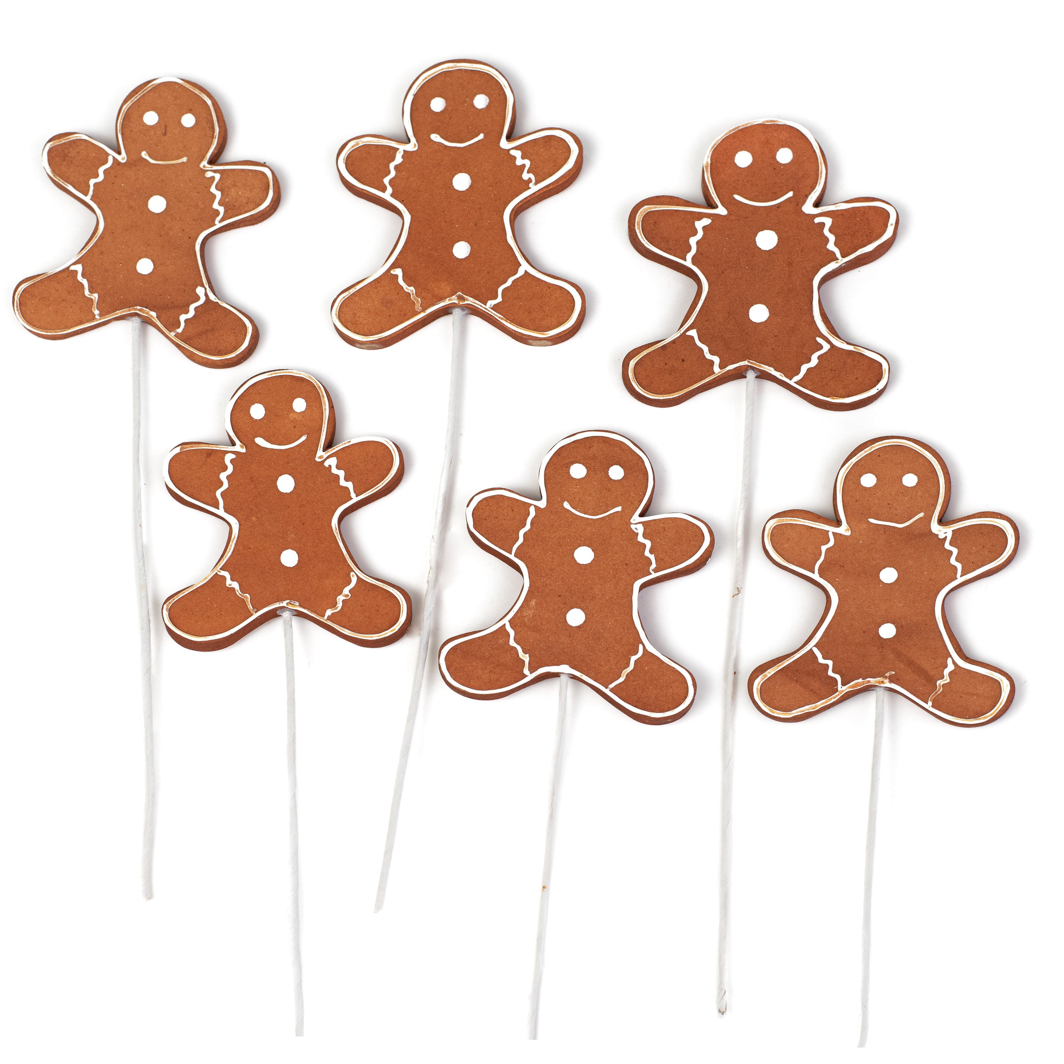 12" Gingerbread Man Picks (6) detail photo 4