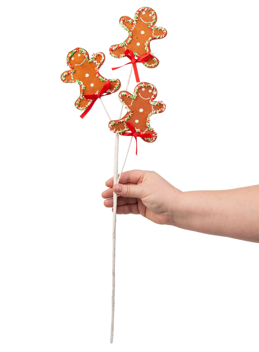 24" Gingerbread Man Sprinkle Spray detail photo 3