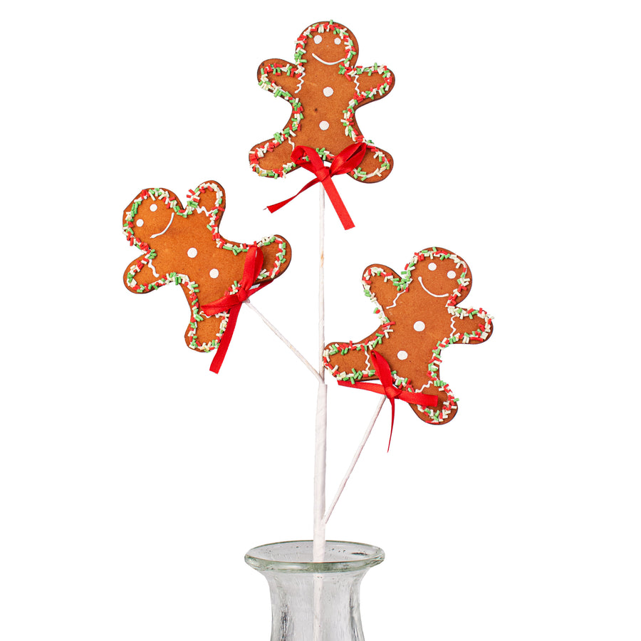 24" Gingerbread Man Sprinkle Spray Item Number: 84806RWG