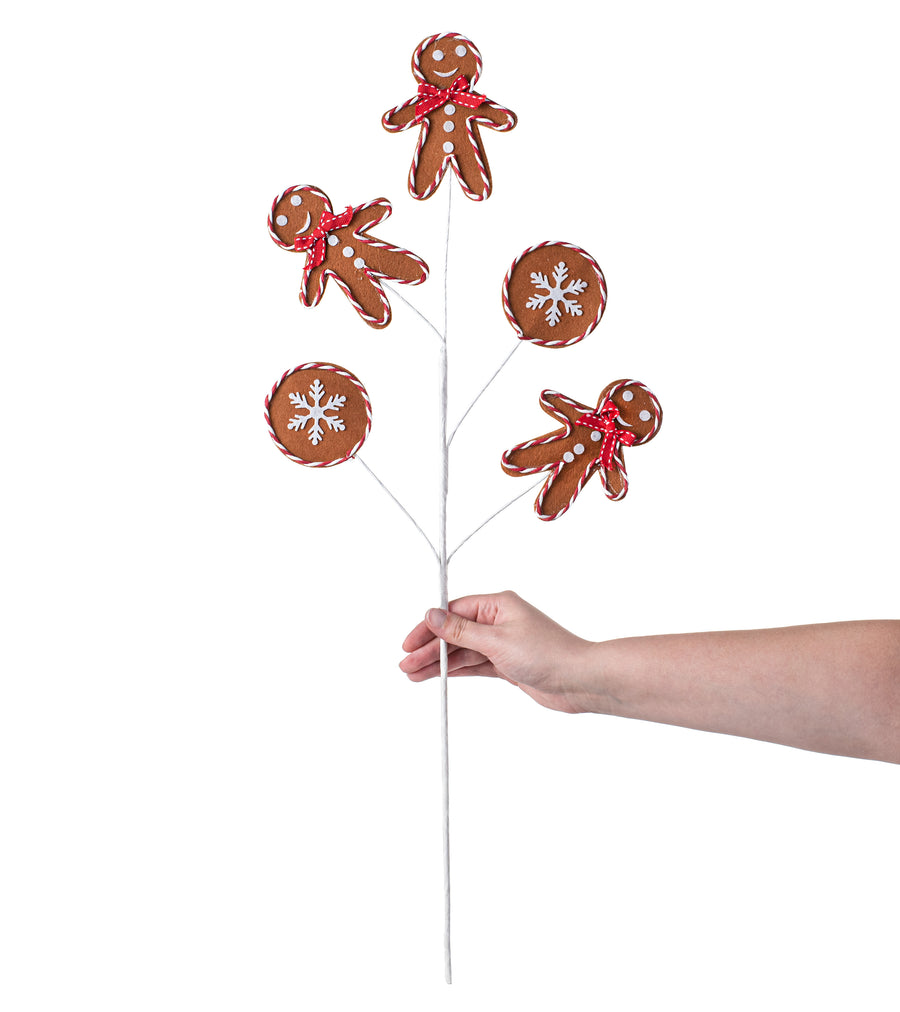27" Gingerbread Spray detail photo 3