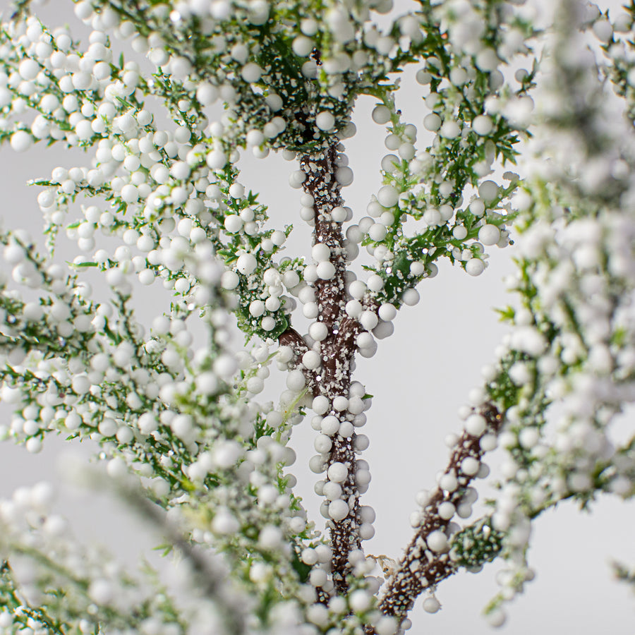 25" Glitter Arborvitae Cedar Spray detail photo 4
