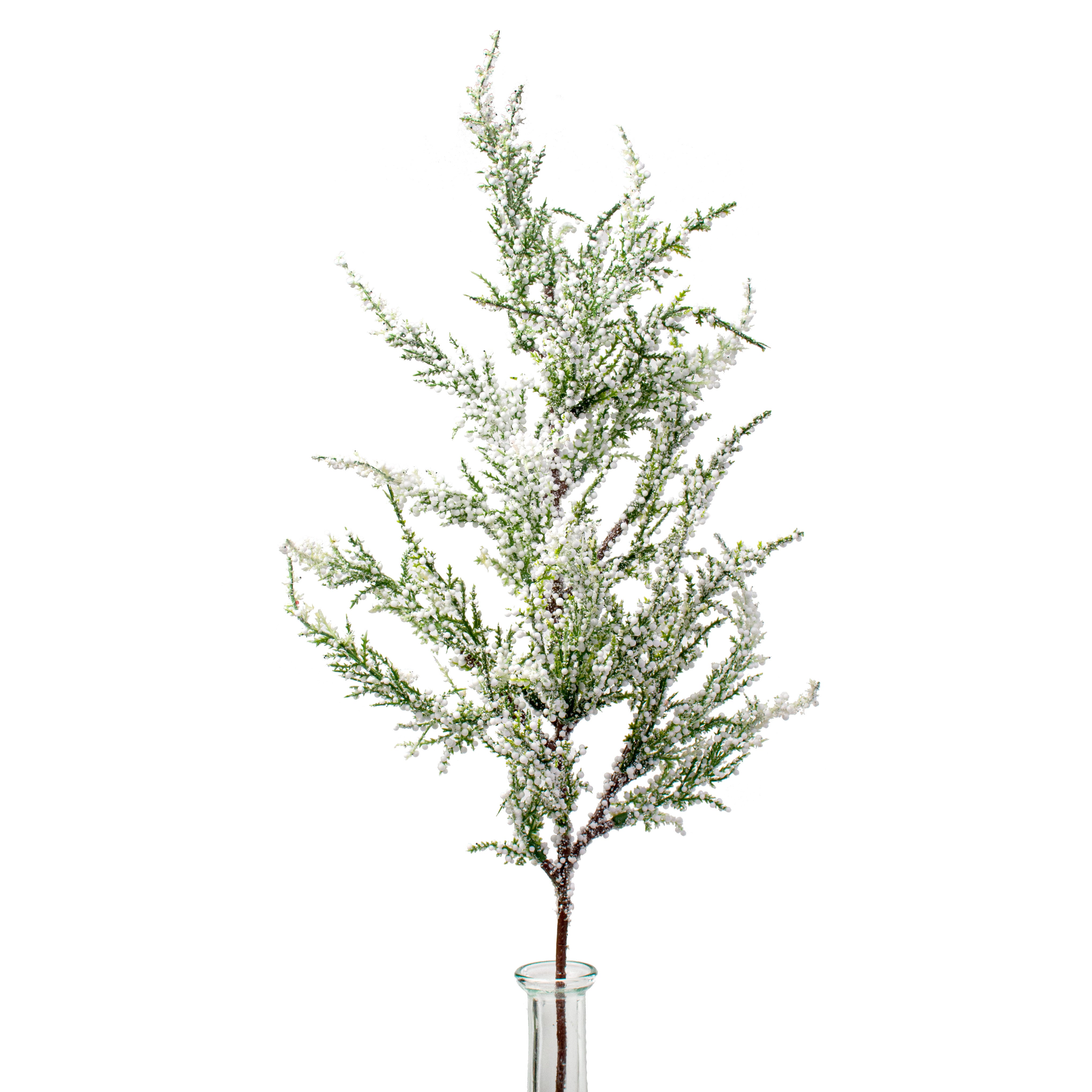 25" Glitter Arborvitae Cedar Spray Item Number: XS6838
