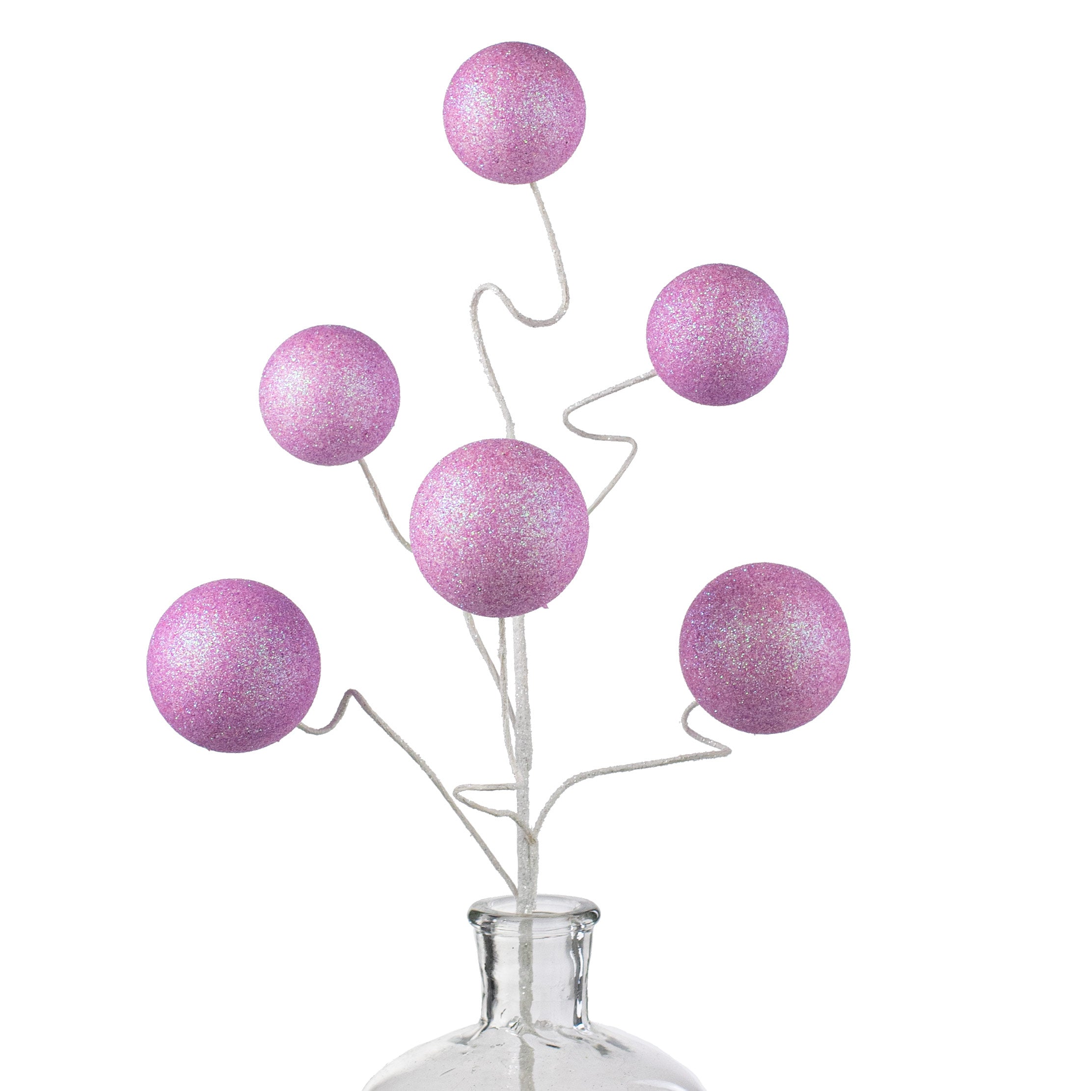 19" Glitter Ball Spray: Lavender Item Number: MN031413