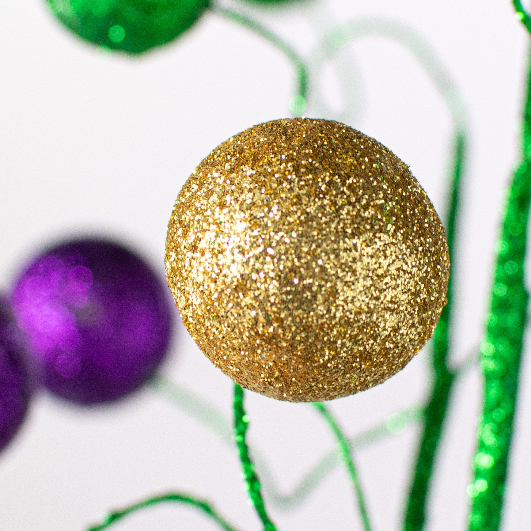 24" Glitter Ball Spray: Mardi Gras Lifestyle Photo