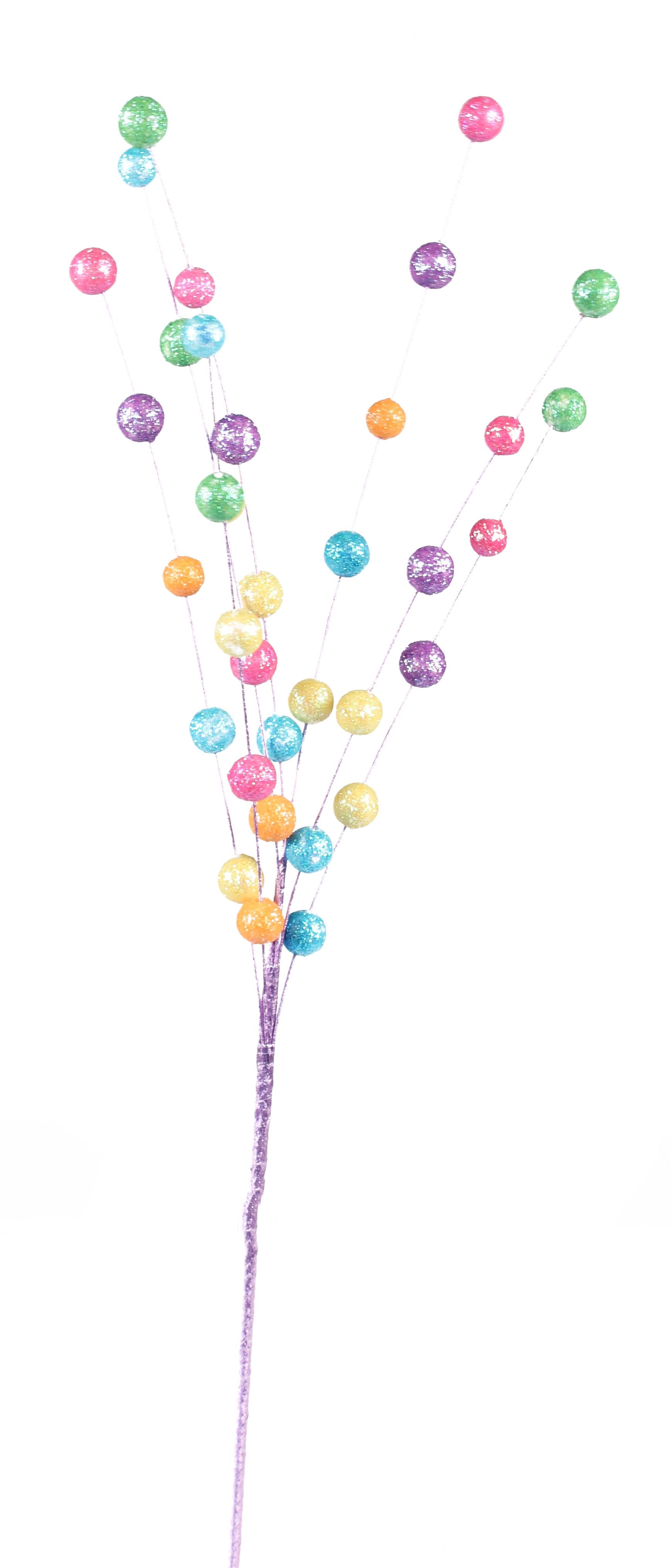 Glitter Ball Spray: Pastel Candy Colors (27") detail photo 4
