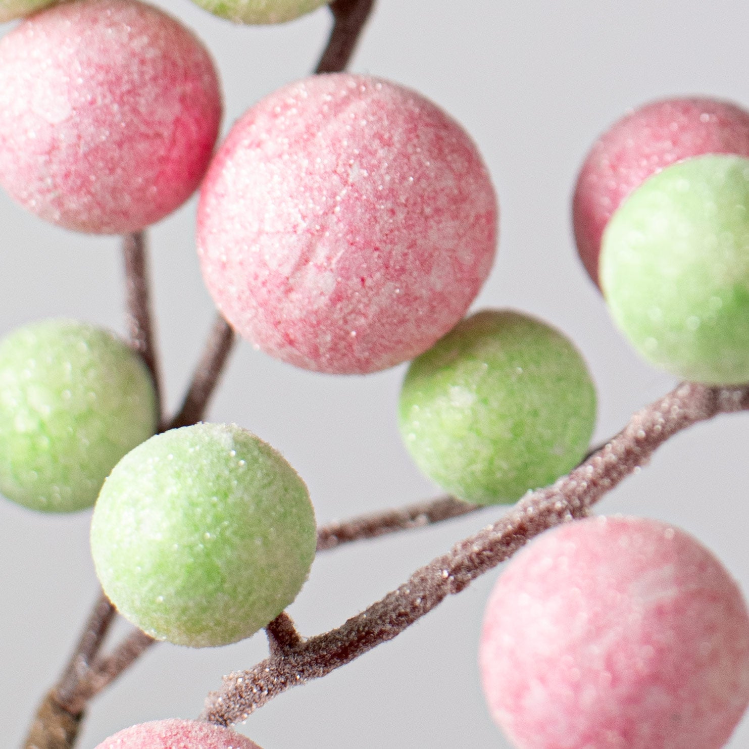 17" Glitter Ball Spray: Pink & Light Green Lifestyle Photo