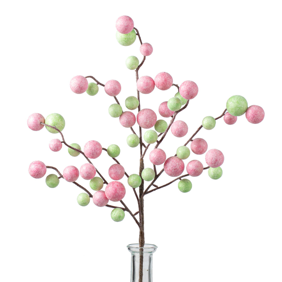 17" Glitter Ball Spray: Pink & Light Green Item Number: MN0285ET