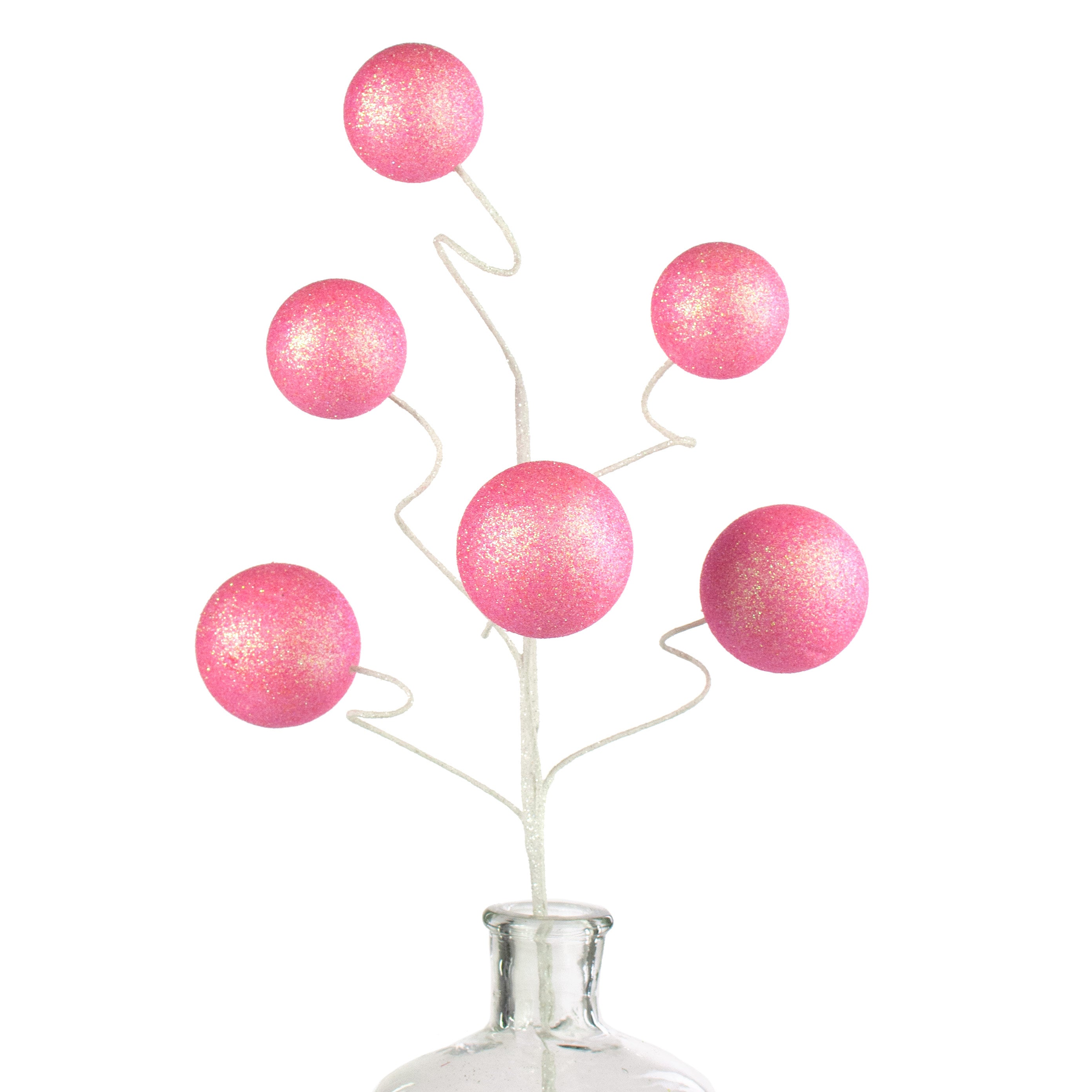 19" Glitter Ball Spray: Pink Item Number: MN031422